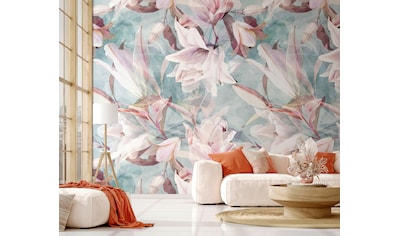 Fototapete »Magnolia«, matt, moderne Vliestapete für Wohnzimmer Schlafzimmer Küche