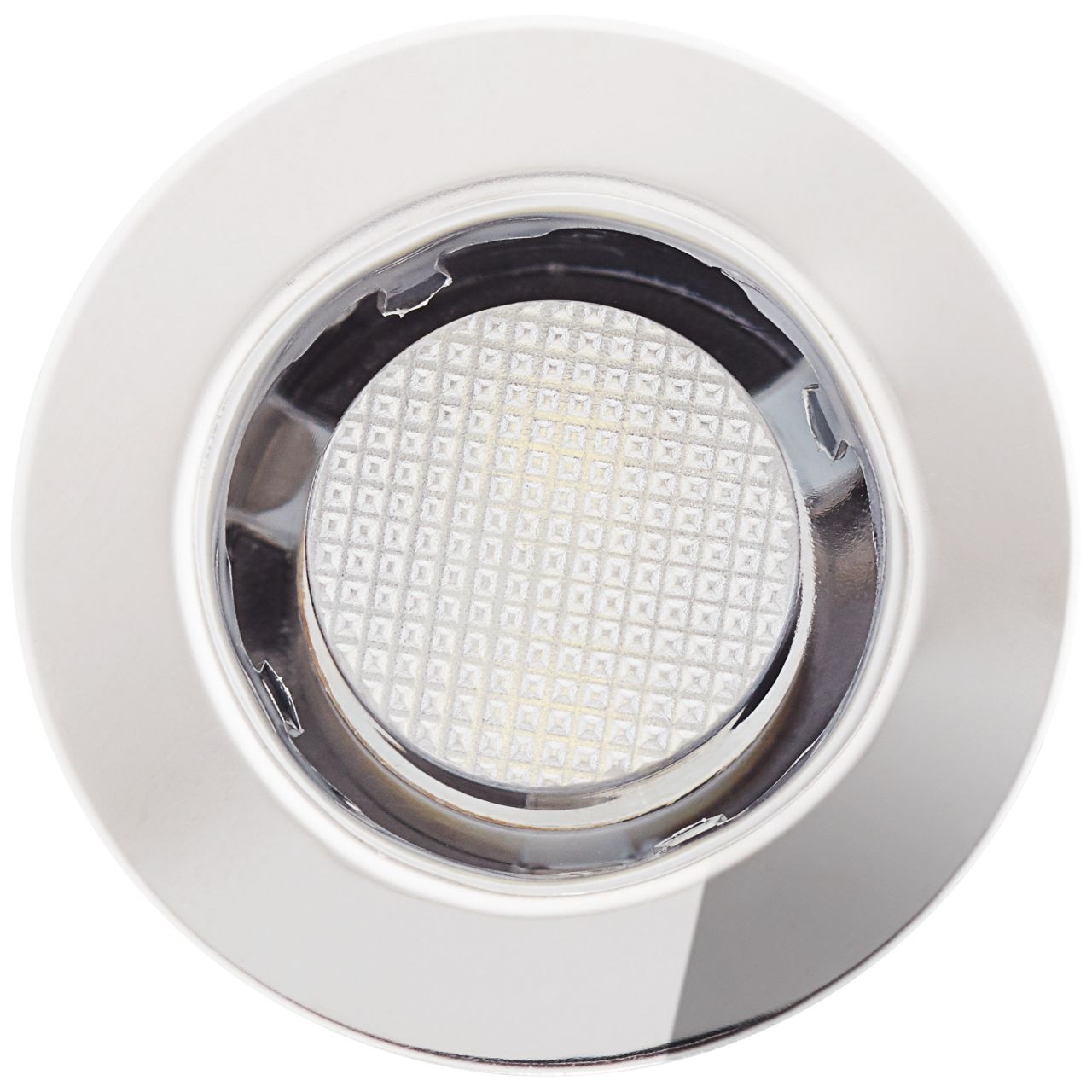 Brilliant LED Einbauleuchte »Cosa 30«, 10 flammig-flammig, Ø 3 cm, 35 lm,  warmweiß, Metall/Glas, edelstahl bestellen | BAUR