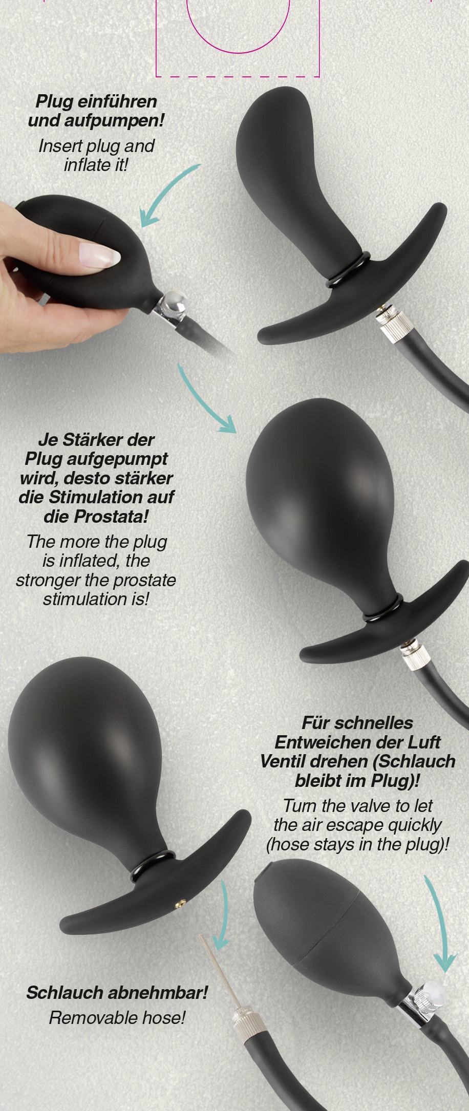 You2Toys Anal-Stimulator »aufblasbarer Analplug Inflatable Plug« ()