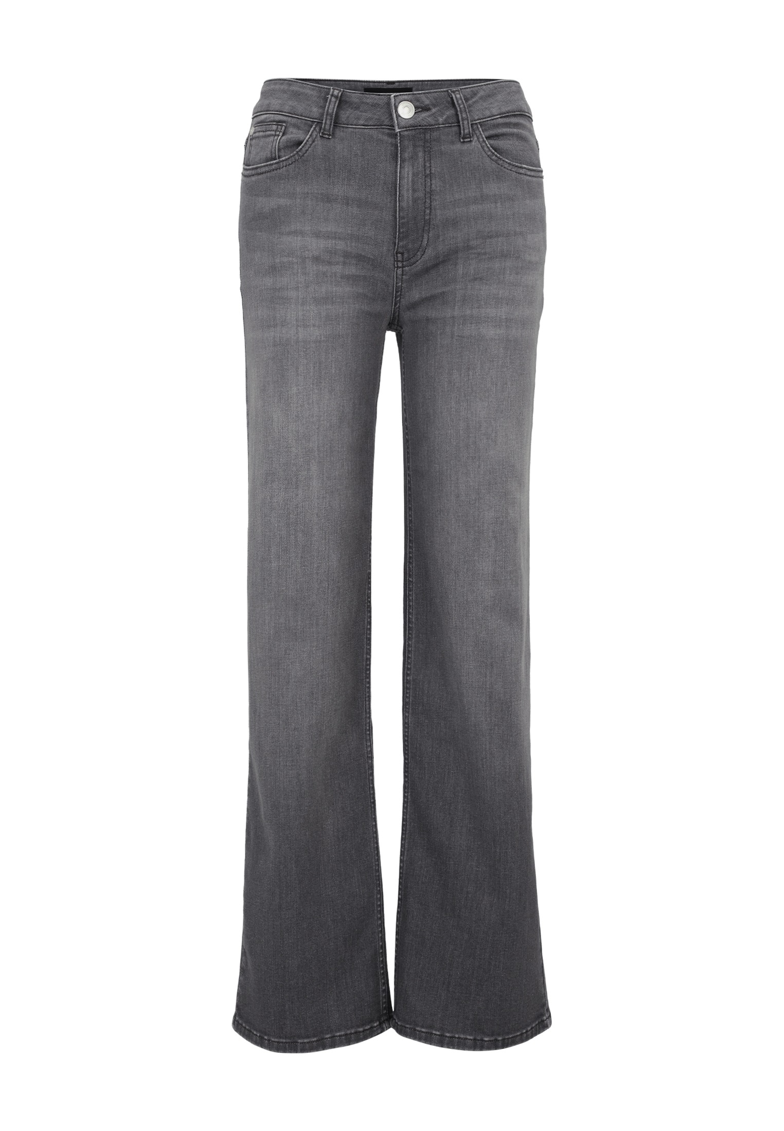 Zero Slim-fit-Jeans "zero Jeans grau Wide Leg Style WITNEY 32 Inch" günstig online kaufen