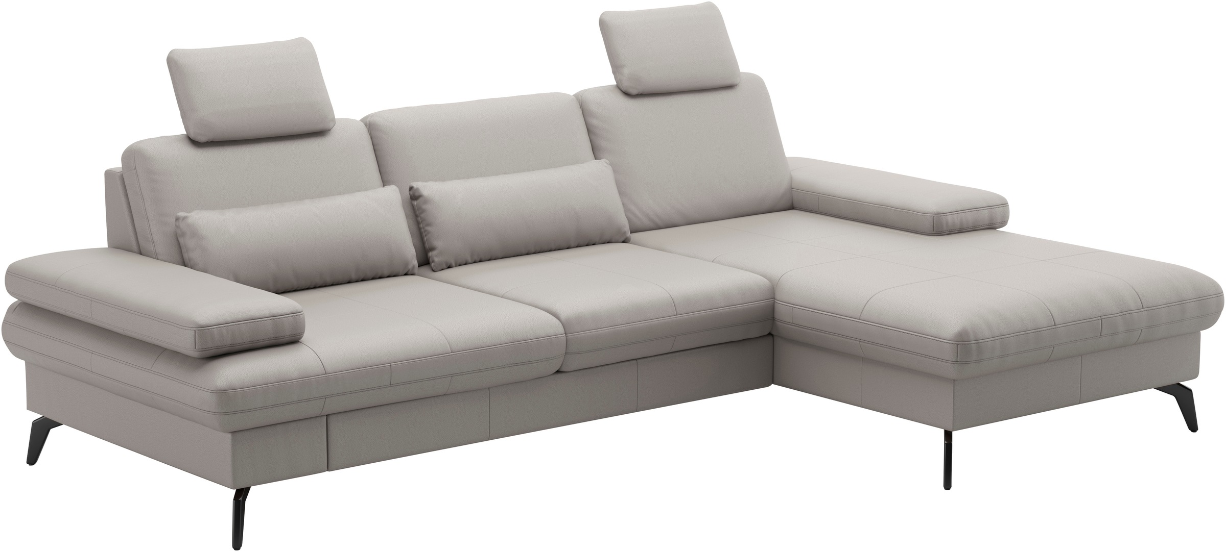 sit&more Ecksofa »Morris L-Form, inkl. Sitztiefenverstellung«, wahlweise mit Armteilverstellung, Bettfunktion & Bettkasten