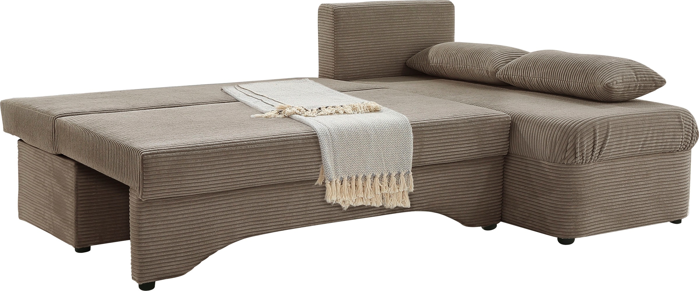 Jockenhöfer Gruppe Ecksofa »Polaris L-Form, B: 191 cm« mit Bettfunktion & Bettkasten, Unser Dauertiefpreis