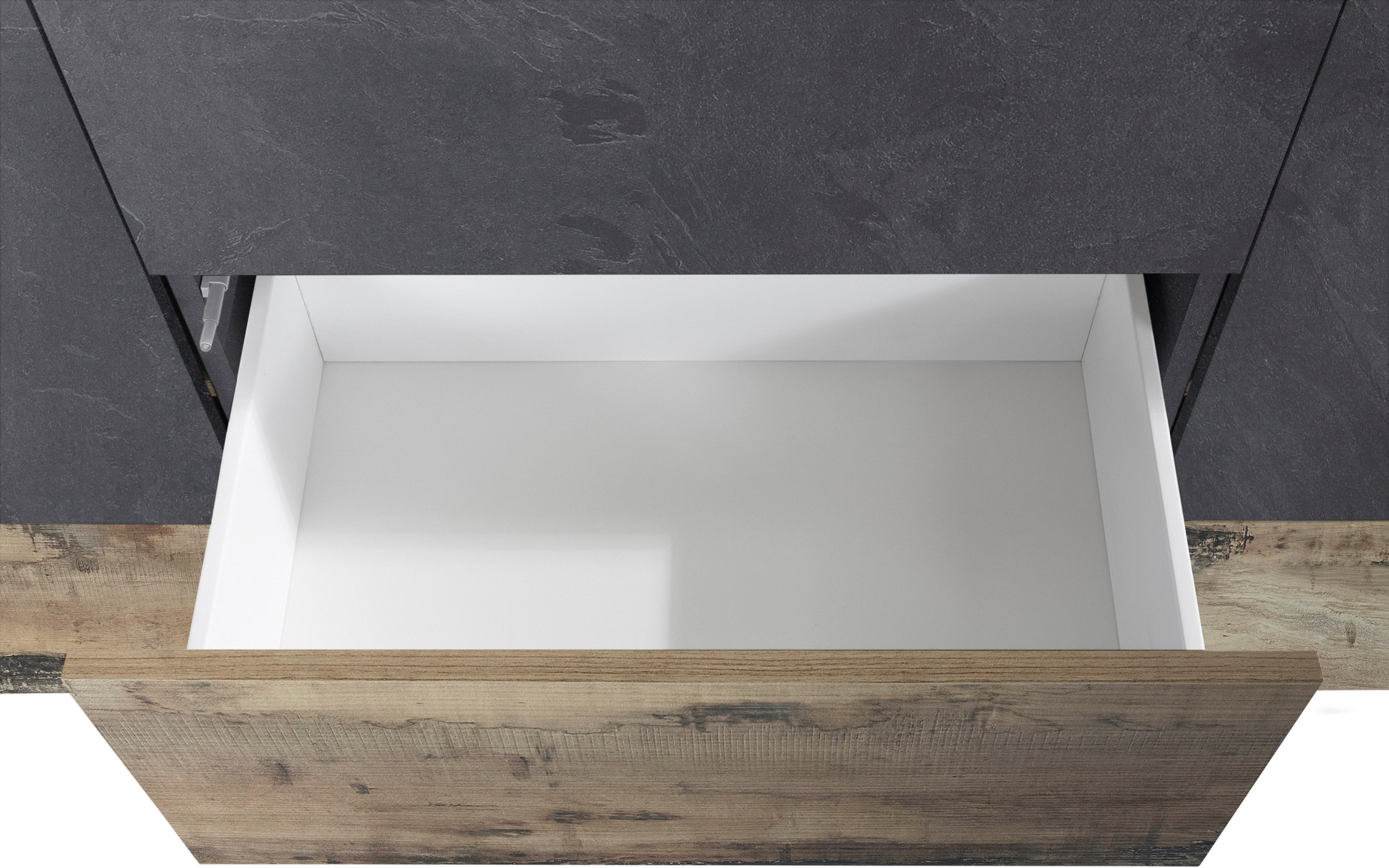 INOSIGN Sideboard »ALIEN-Kommode, Schrank, Anrichte mit 4 Türen und 3 Schubkästen«, Sideboard Breite ca. 200 cm "100 % Made in Italy"