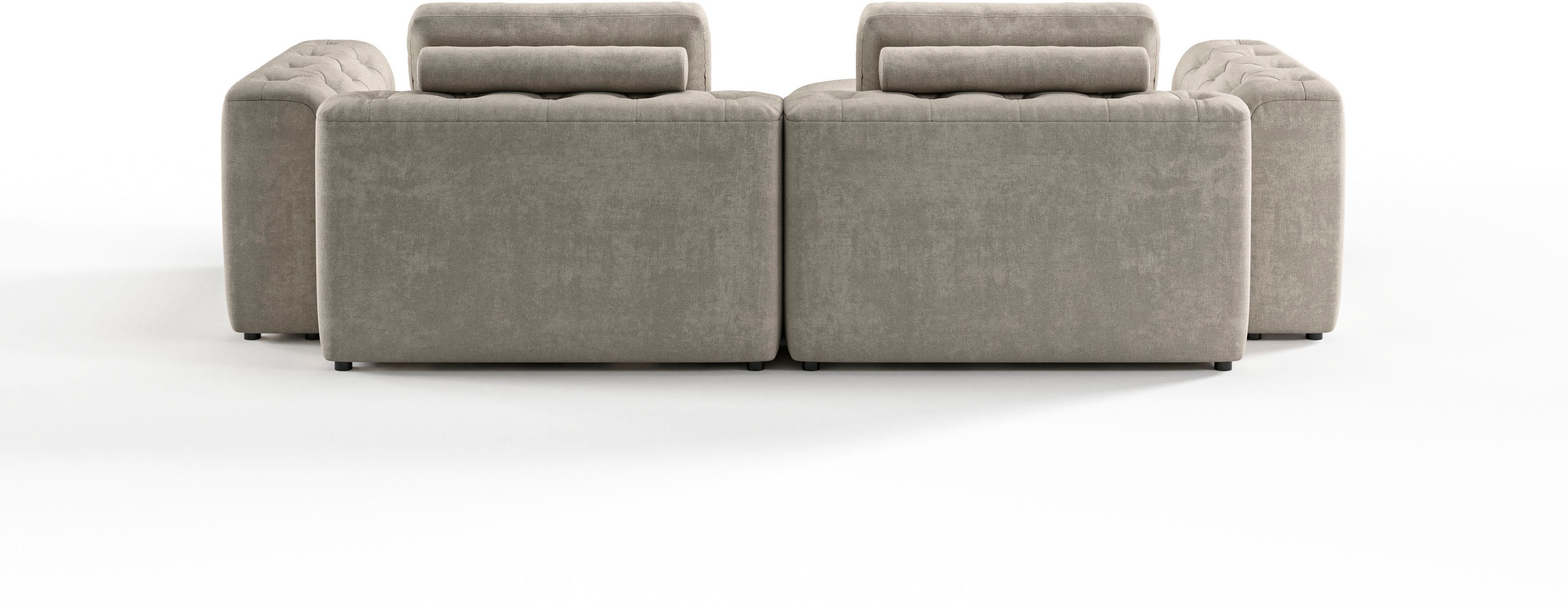 RAUM.ID Ecksofa »Cushid L-Form«, Modulset, bestehend aus 3 Teilen