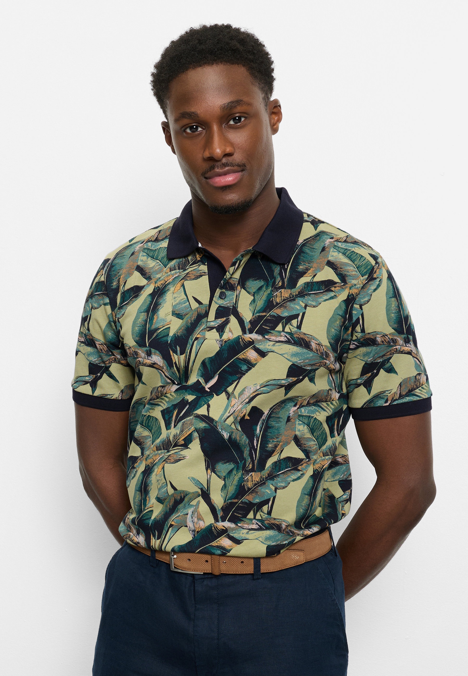 OLYMP Poloshirt "OLYMP Casual Wirk, Polo"