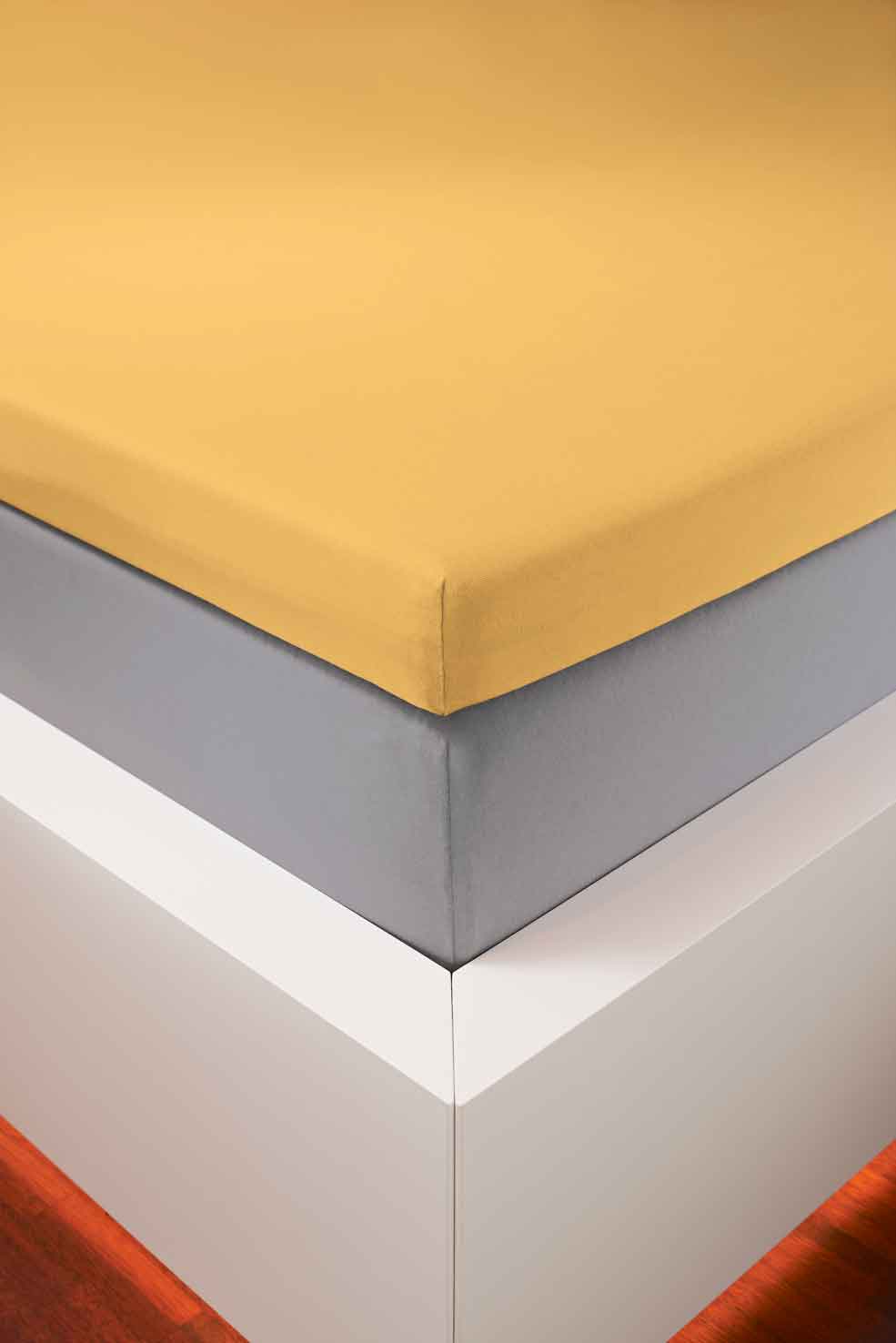 bellana Spannbettlaken "bellana deluxe für Topper, mit Elasthan, Premium Jersey 230 g/m²" mit 5% Elasthan, für Topper mit 4-10cm Höhe, bügelfrei, faltenfrei