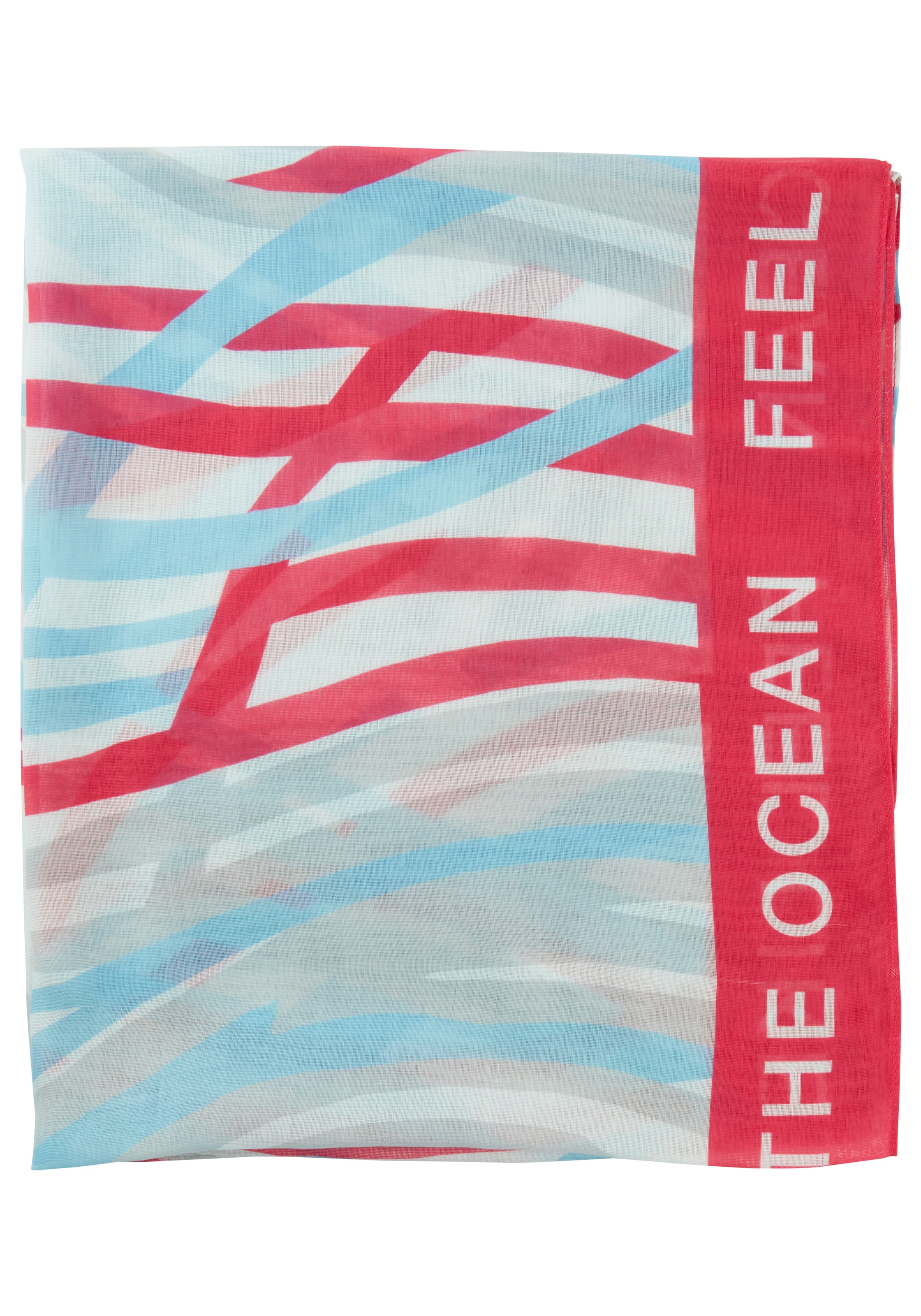 Laura Scott Loop, im maritimen Look mit Streifen & Schrift - NEW