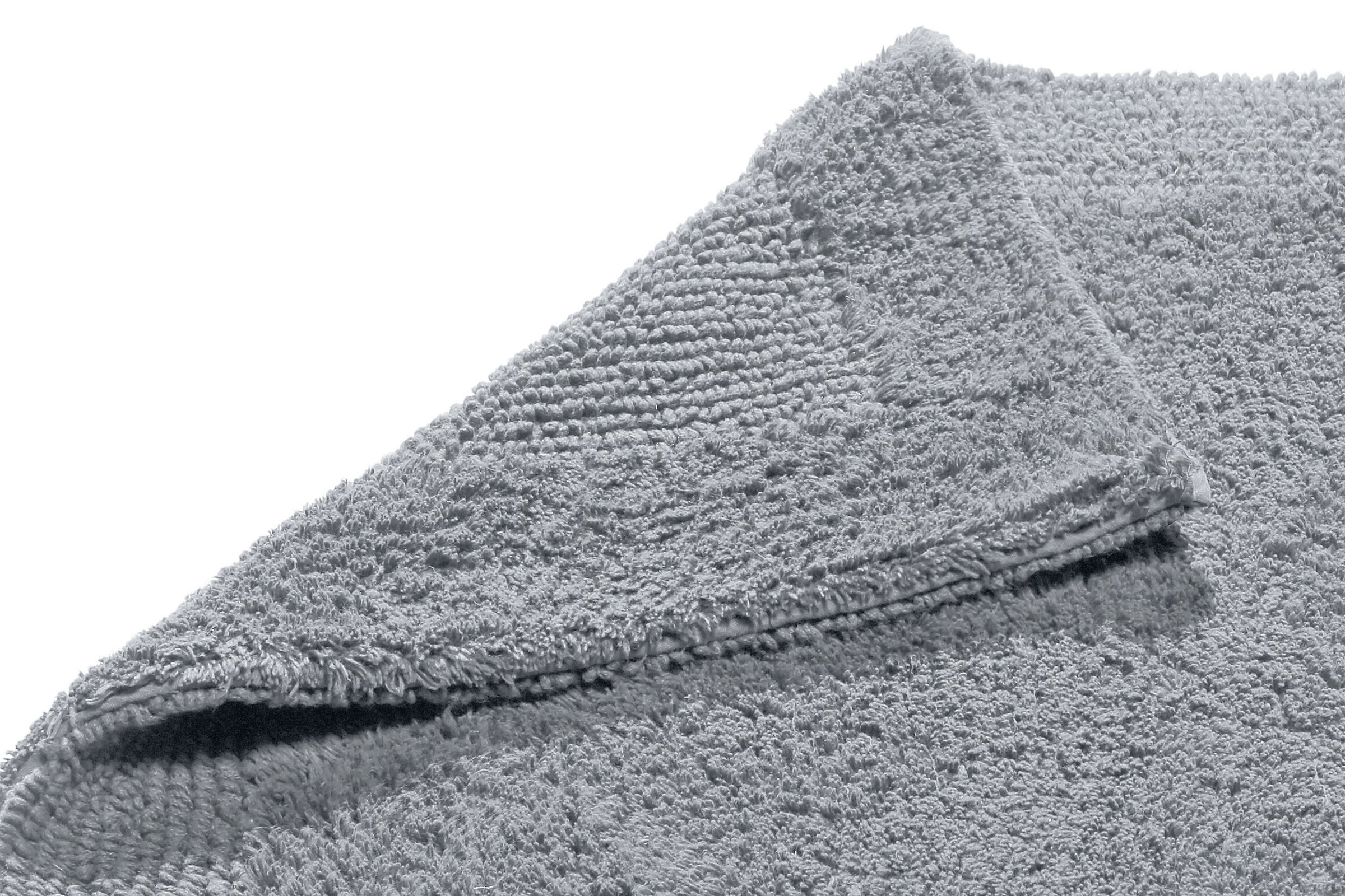 my home Badematte »Kapra, Badvorleger, Badezimmer Teppich«, beidseitig nutzbar-fußbodenheizungsgeeignet-strapazierfähig, mit Bordüre, Badteppich, Badematte