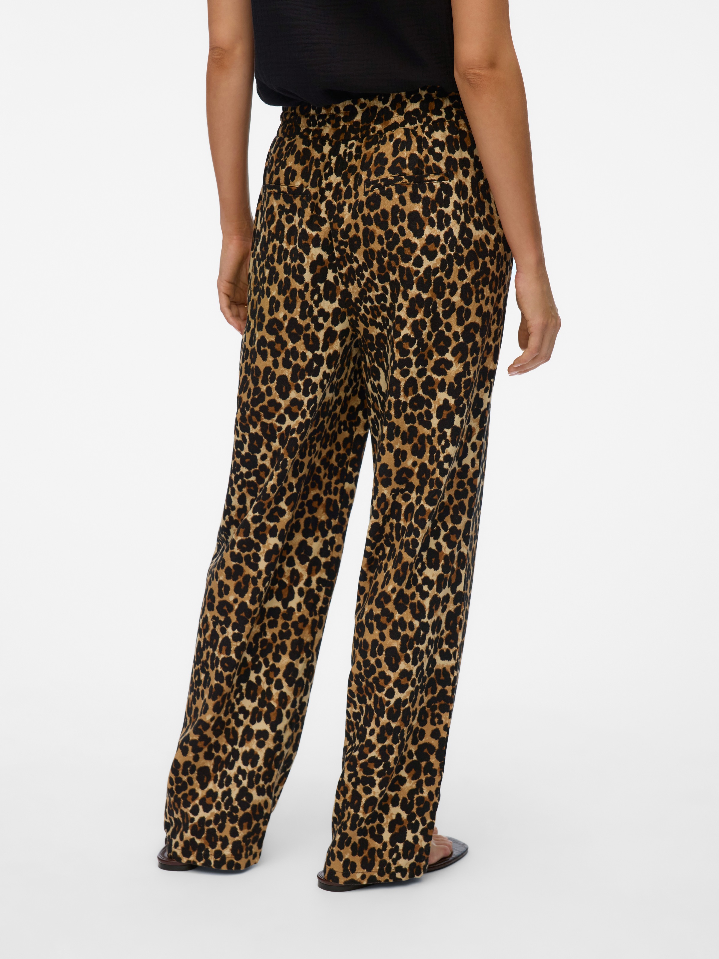 Vero Moda Schlupfhose »VMJESMILO WIDE PANTS GA NOOS«, mit Leinen