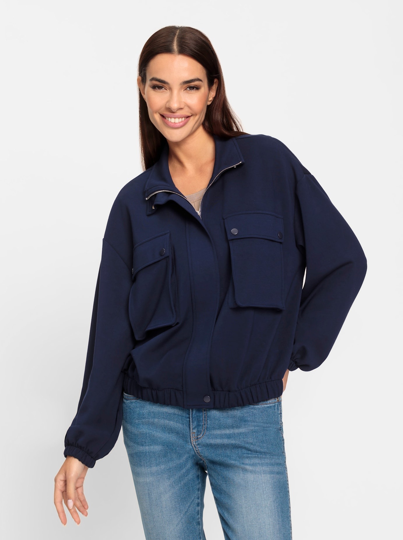 heine Shirtjacke "Jersey-Jacke", (1 tlg.) günstig online kaufen