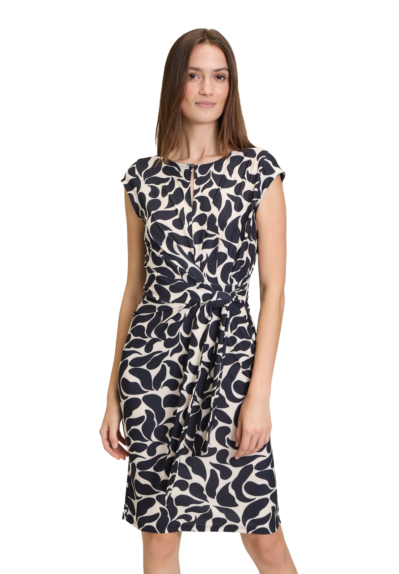 Cartoon Jerseykleid "Cartoon Damen Jerseykleid mit Raffung" Ohne Tasche For günstig online kaufen