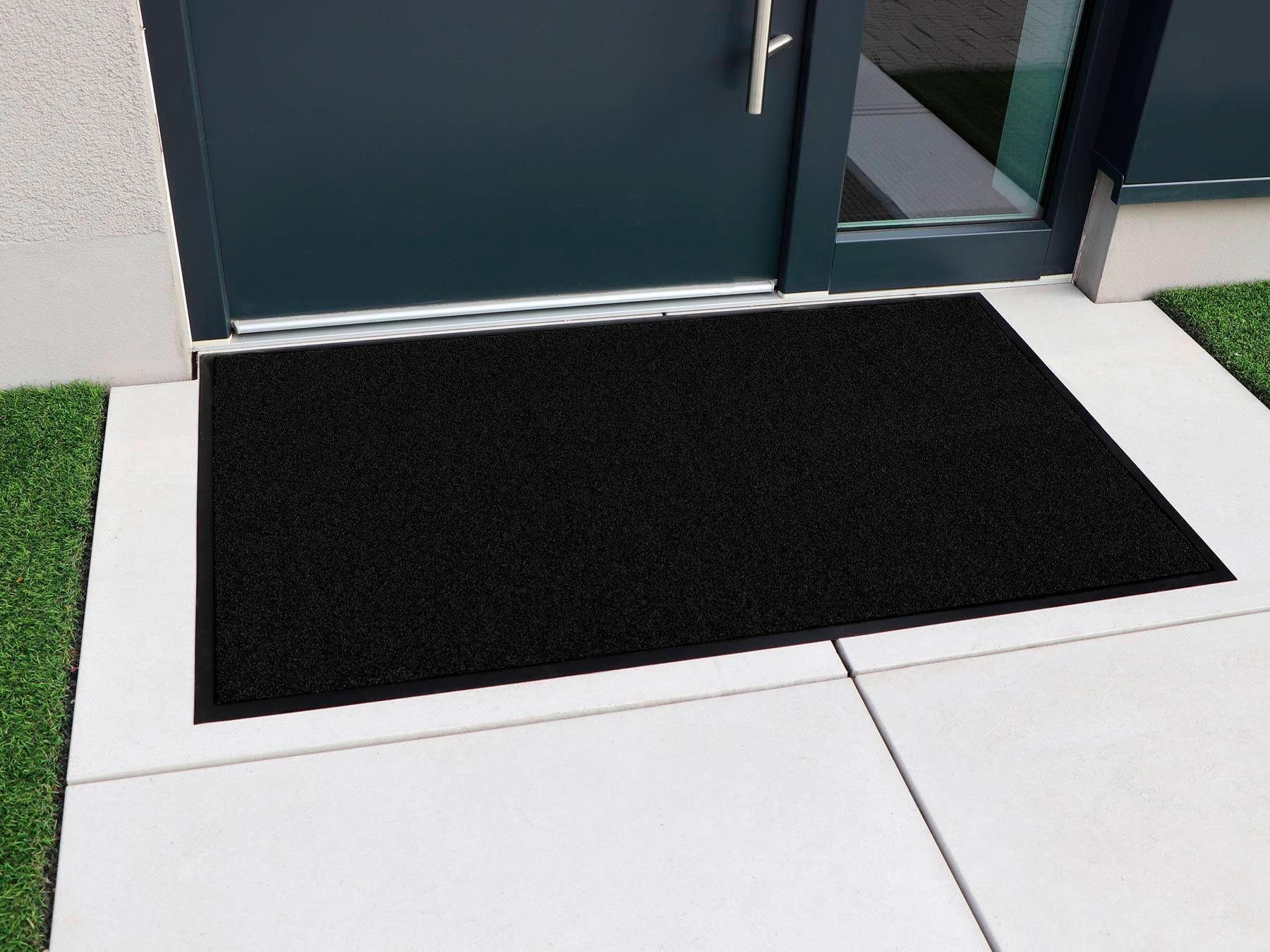 Primaflor-Ideen in Textil Fußmatte »VERONA, Made in Belgium«, rechteckig, 9 mm Höhe, Schmutzfangmatte, In- und Outdoor geeignet, waschbar