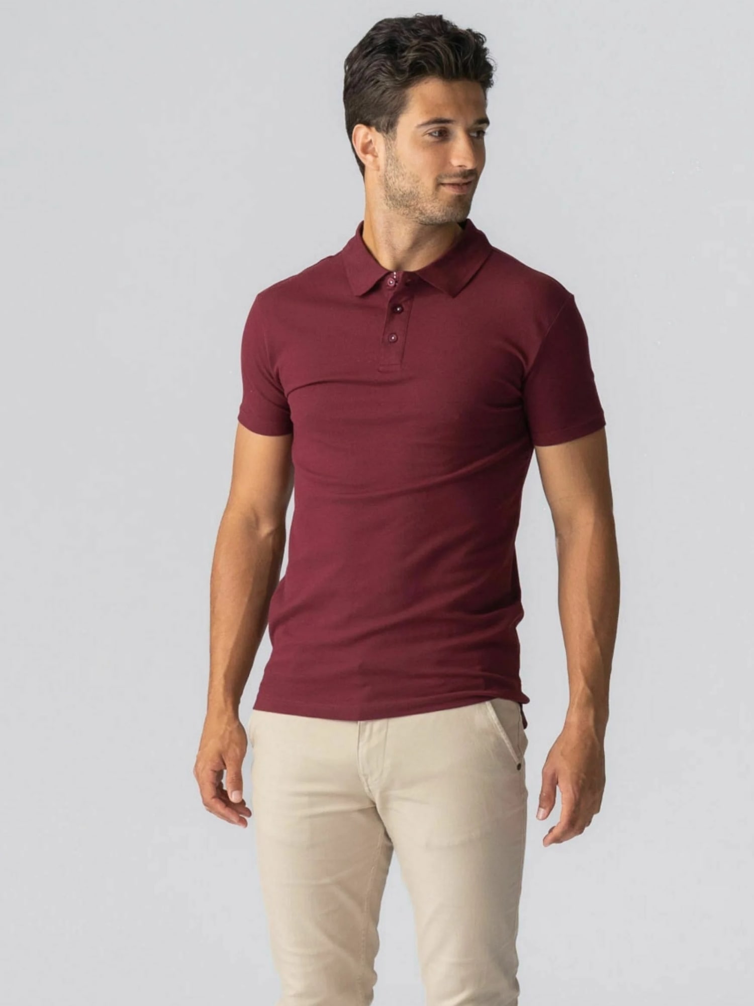 TeeShoppen Kurzarmhemd "TEESHOPPEN Polo shirt Muscle Polo"