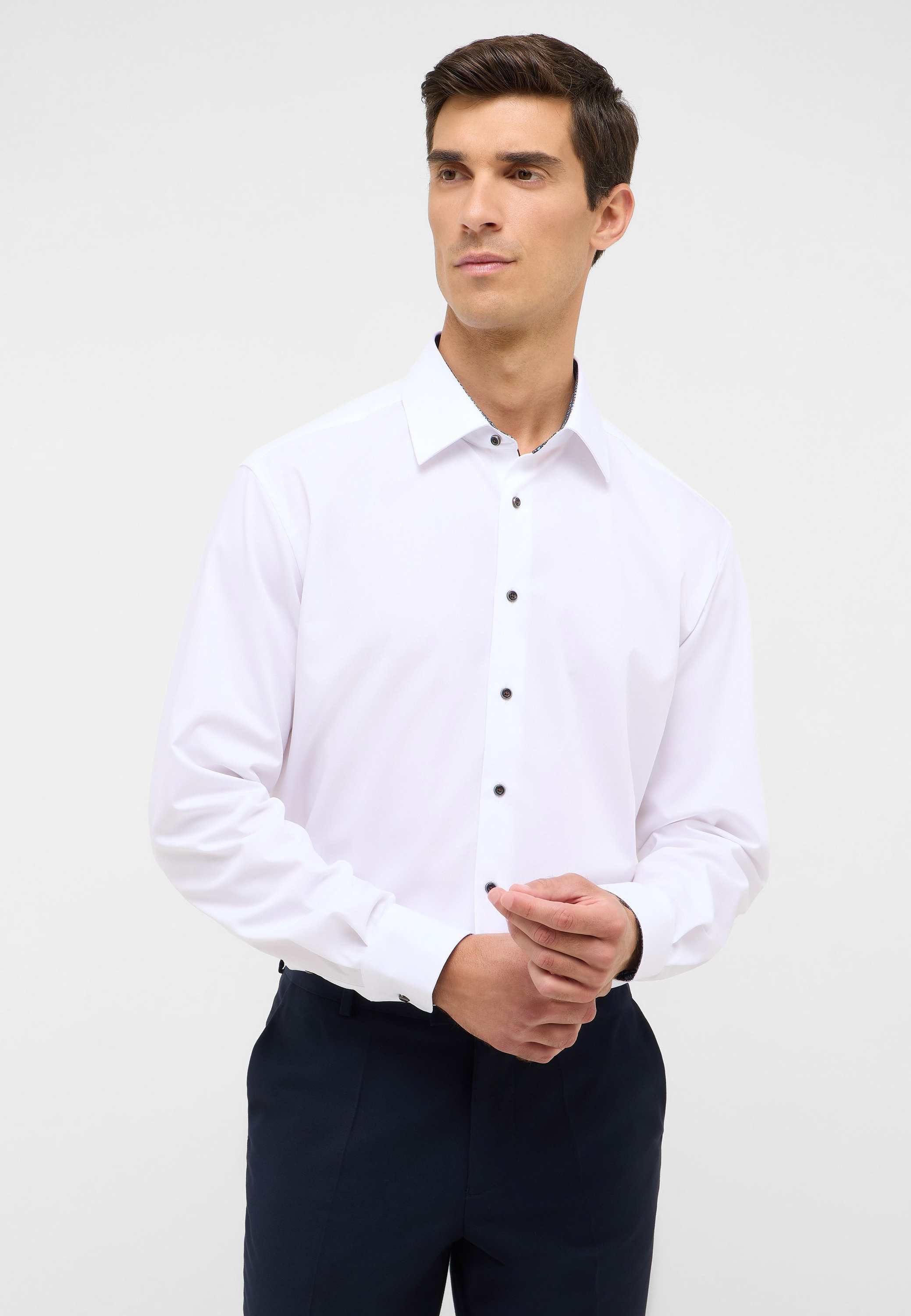 Eterna Langarmhemd "MODERN FIT" NON IRON (bügelfrei) günstig online kaufen