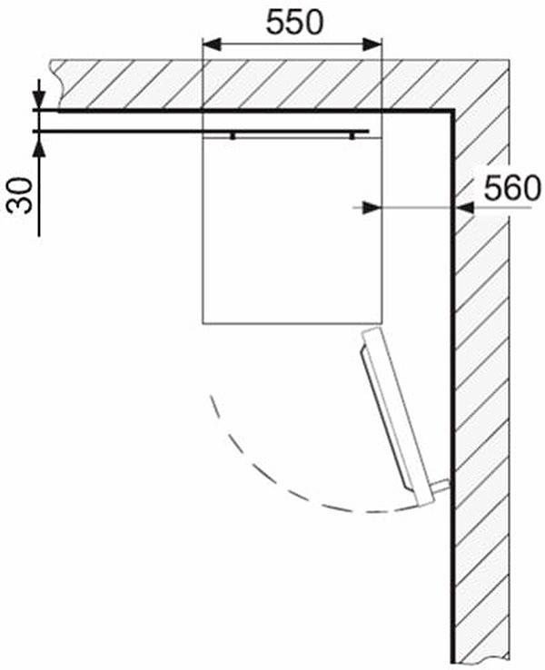 Amica Kühl-/Gefrierkombination, KGC 15636 P, 144 cm hoch, 55 cm breit