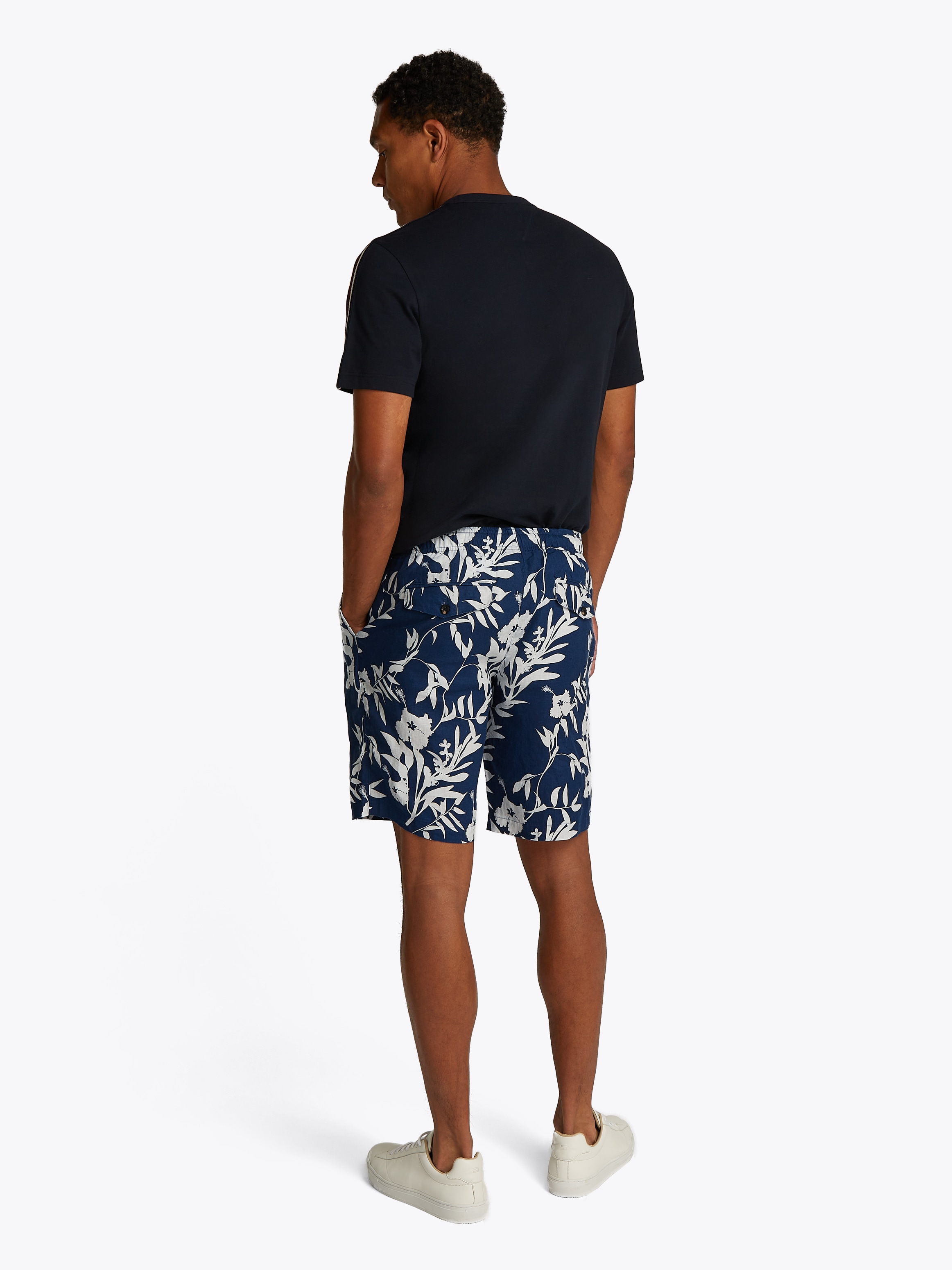 Tommy Hilfiger Shorts »HARLEM PO LINEN PRINT SHORT«, mit Allover Print
