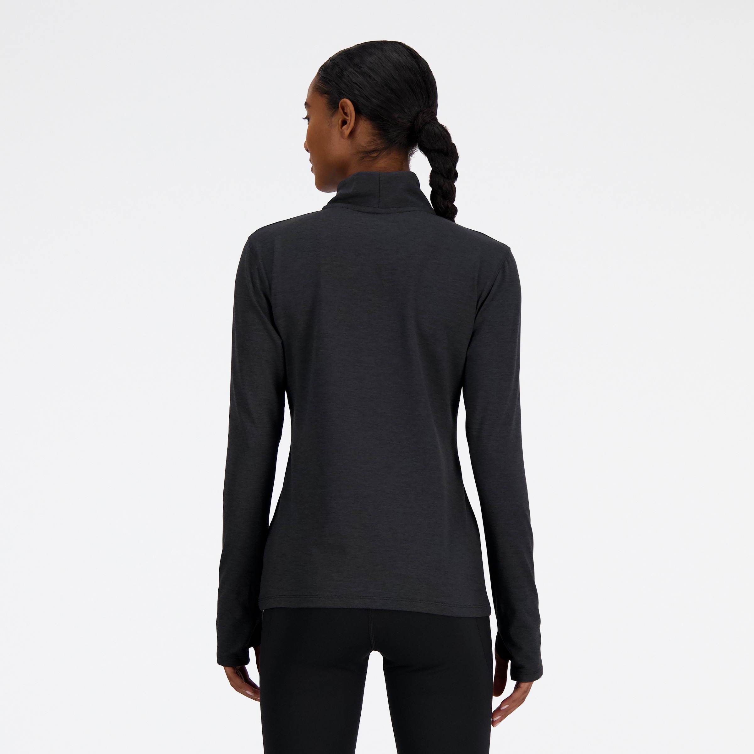 Thumbnail - New Balance Laufshirt "Sport Essentials Space Dye Quarter Zip"