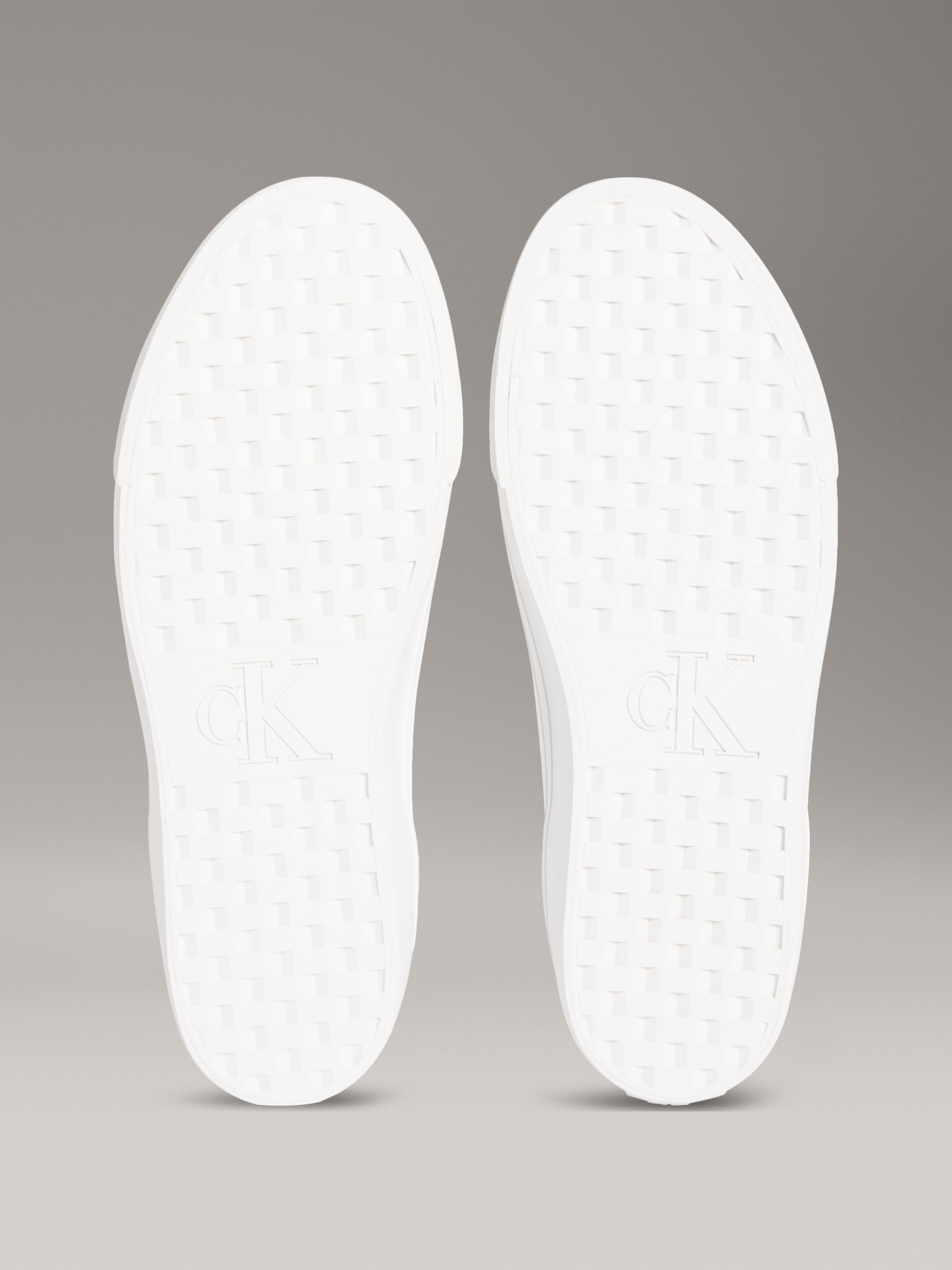 Calvin Klein Jeans Plateausneaker »VULC FLATF LTH SILVER LOGO TAG«, Halbschuh, Schnürschuh, Freizeitsneaker mit Logo