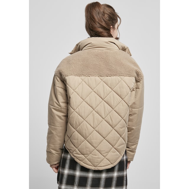 URBAN CLASSICS Winterjacke »Damen Ladies Oversized Diamond Quilt Puffer  Jacket«, (1 St.), ohne Kapuze für kaufen | BAUR