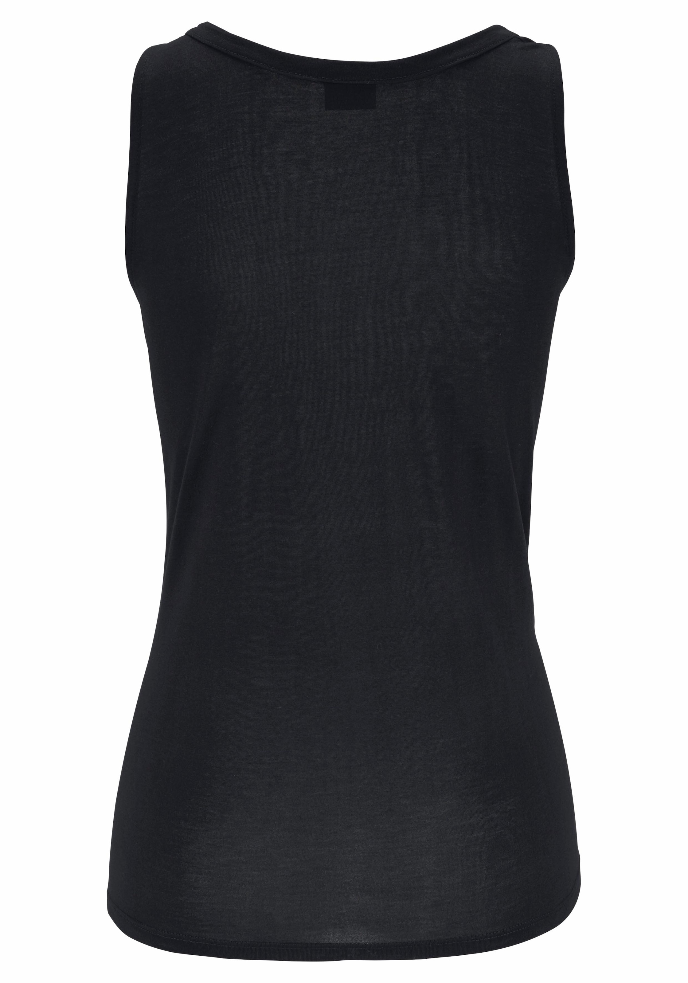 LASCANA Tanktop, mit Zieraccessoire