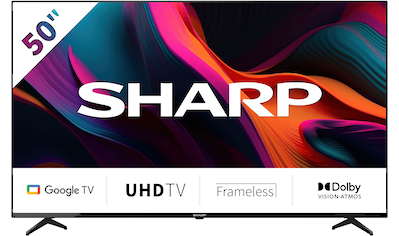 LED-Fernseher »SHARP 50GL4260E Google TV 126 cm (50 Zoll) 4K Ultra HD Google TV«, 126...