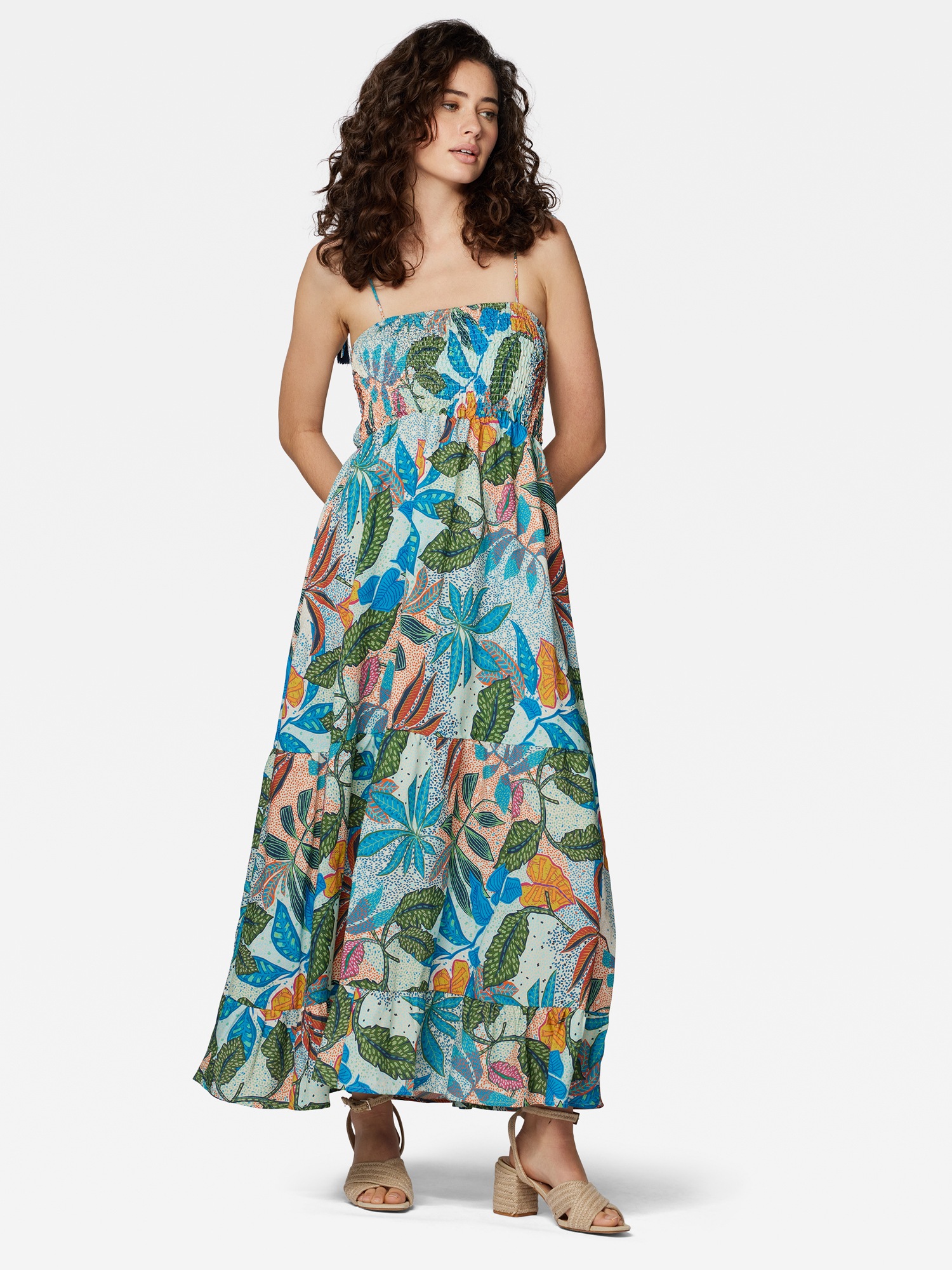 Mavi Maxikleid »PRINTED DRESS«, Maxikleid mit Print