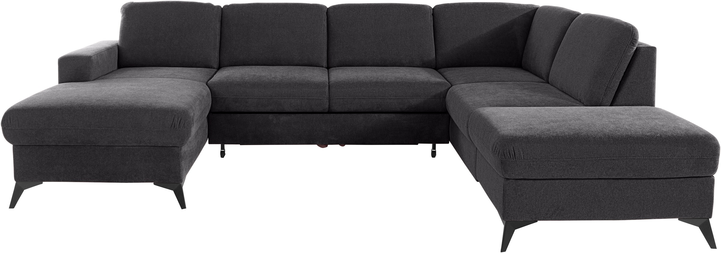 Home affaire Wohnlandschaft "Lolland U-Form" Wahlweise mit Bettfunktion und günstig online kaufen