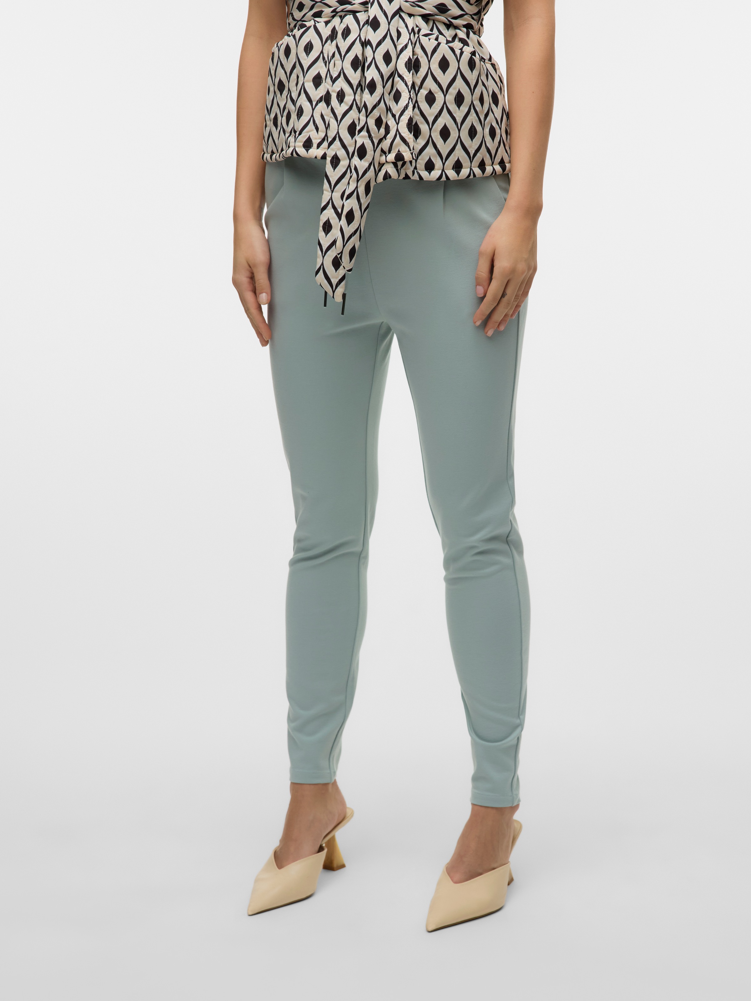 Vero Moda "VMEVA MR LOOSE STRING PANT GA NOOS" hinten mit elastischem Bündc günstig online kaufen