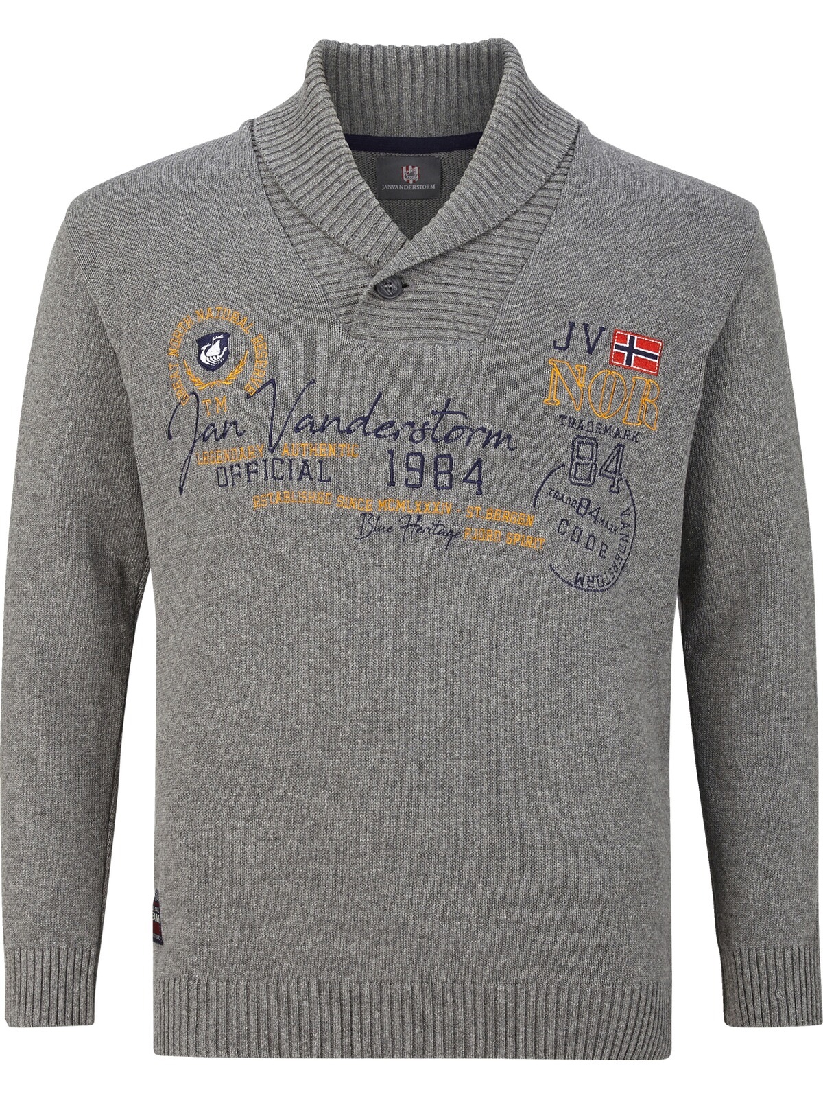 Jan Vanderstorm Schalkragenpullover "Pullover HAMAR" günstig online kaufen