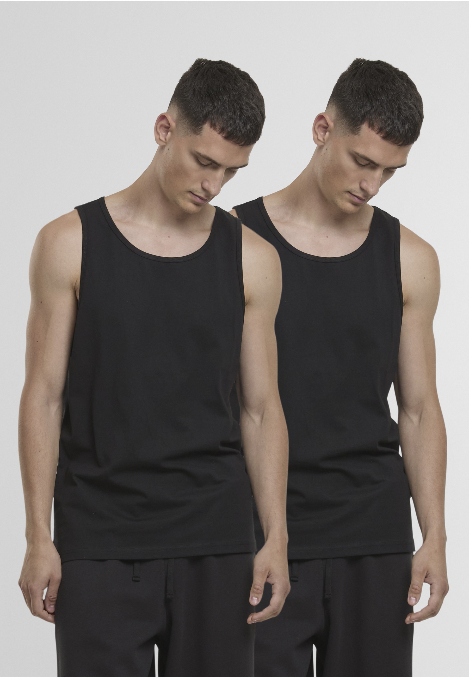 URBAN CLASSICS Tanktop »Urban Classics Jersey Loose Tank 2-Pack« 1