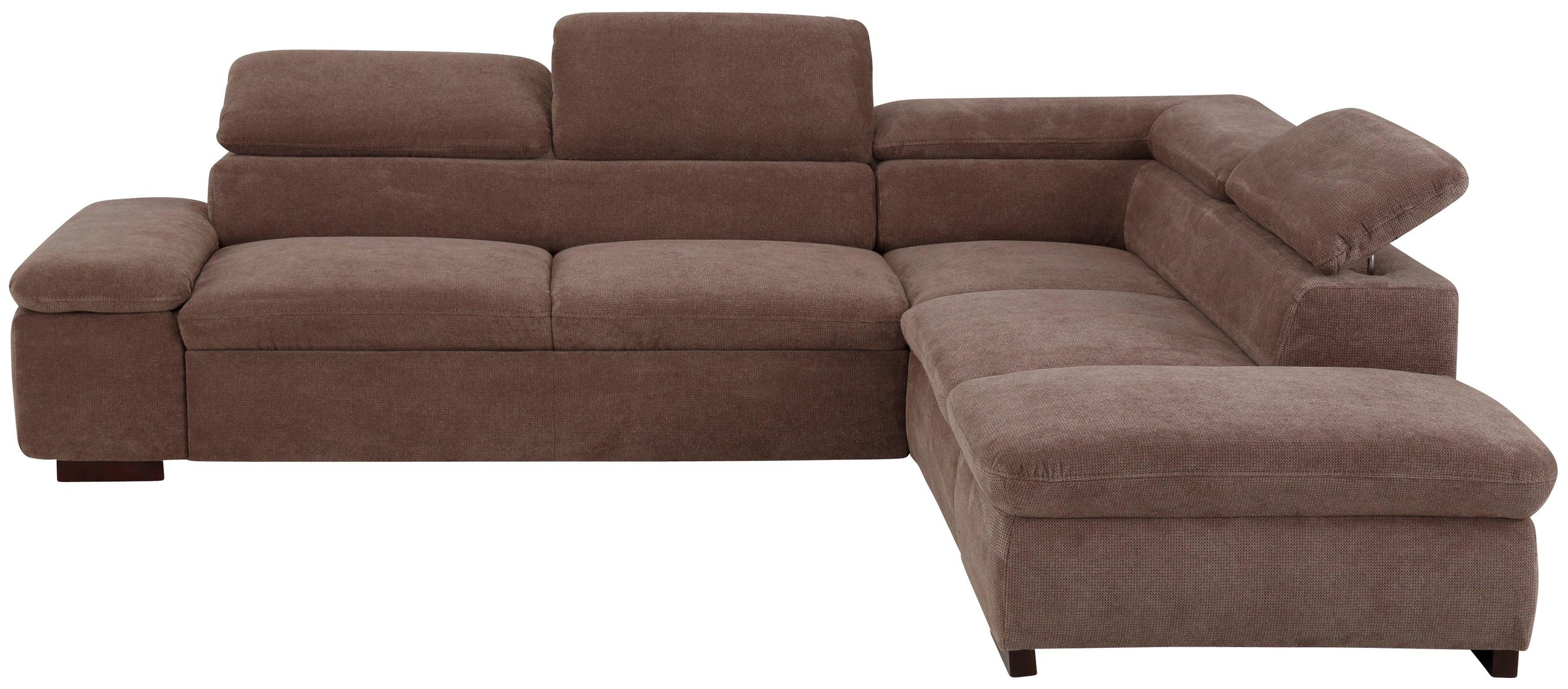 Home affaire Ecksofa »Alberto L-Form«, mit Kopfteilverstellung, wahlweise mit Bettfunktion