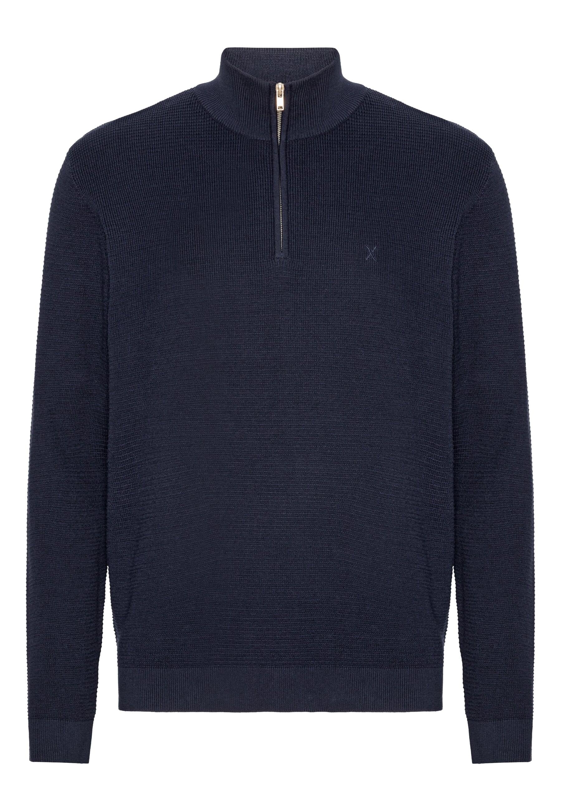Clean Cut Copenhagen Sweater "Clean Cut Copenhagen Oscar Half-Zip Knit", (1 günstig online kaufen