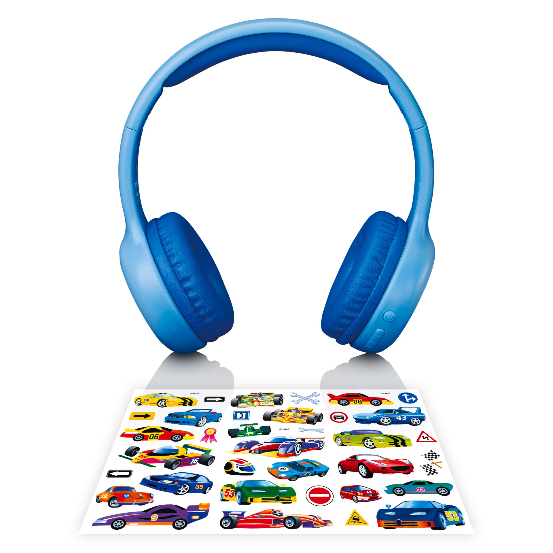 Lenco Kinder-Kopfhörer »HPB-110 Kinderkopfhörer mit Sticker«