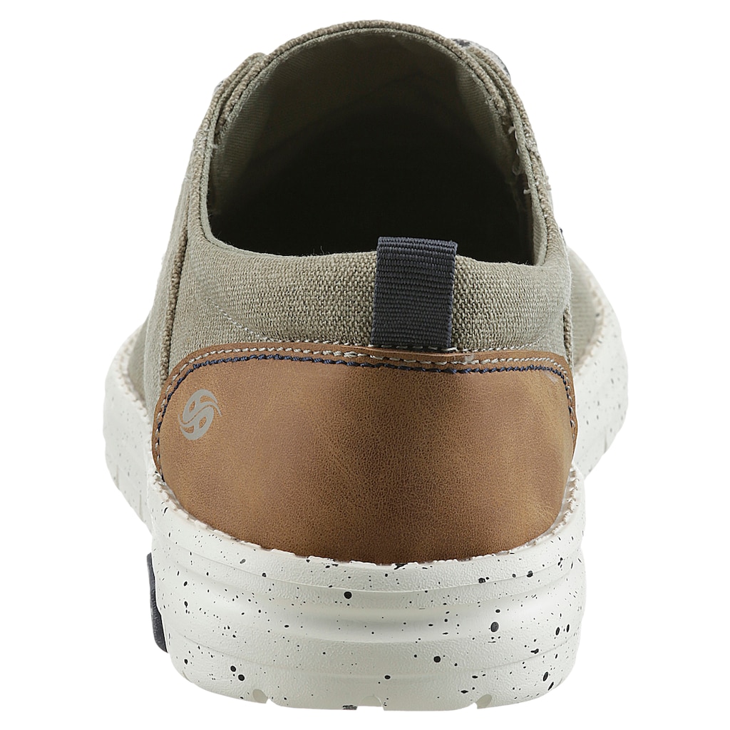 Dockers by Gerli Sneaker, mit gesprenkelter Laufsohle, Freizeitschuh, Halbschuh, Schnürschuh