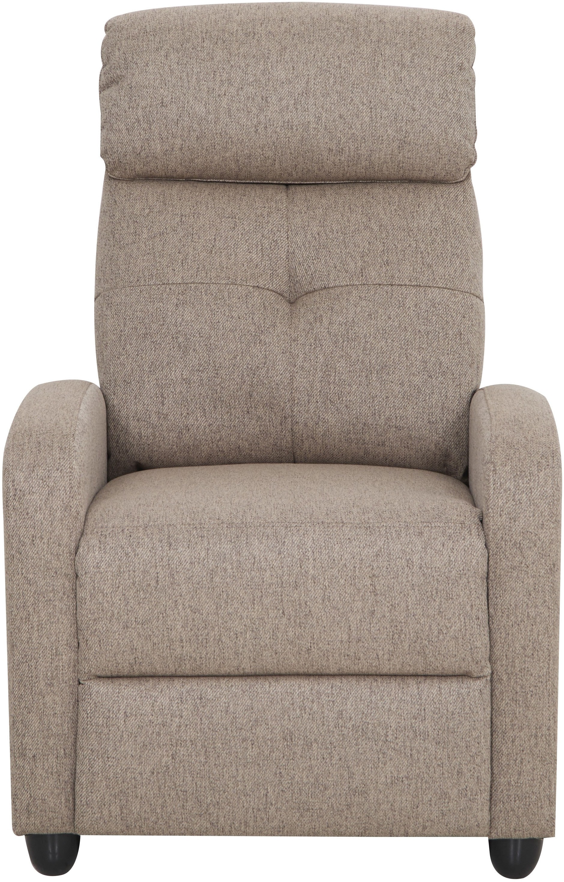 Home affaire Relaxsessel »VESOUL, TV-Sessel, Ruhesessel mit Schlaffunktion, Webstoff«, Loungesessel mit manueller Relax- und Liegefunktion (105°-135°)