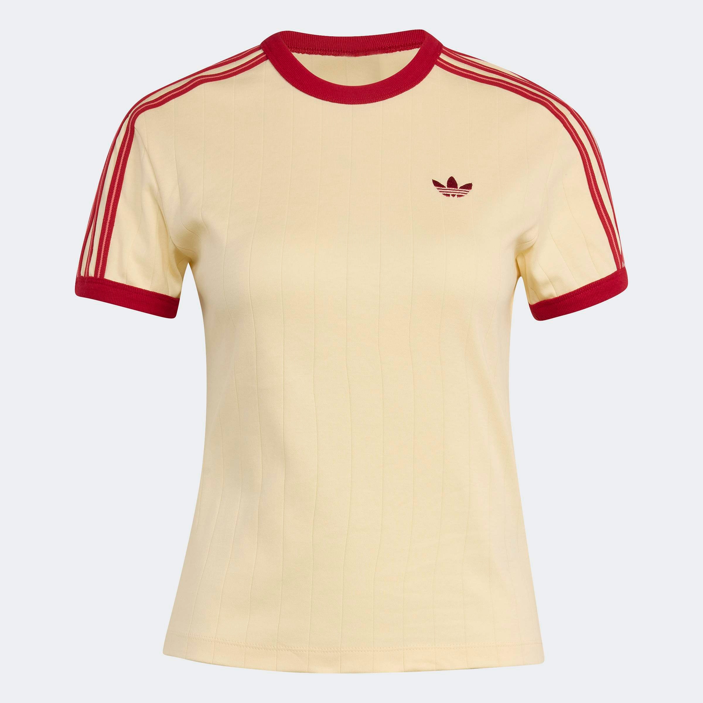 adidas Originals T-Shirt »PSTRIPE SS TEE« mit Nadelstreifen-Design, ohne Verschluss, aus Interlock-Material
