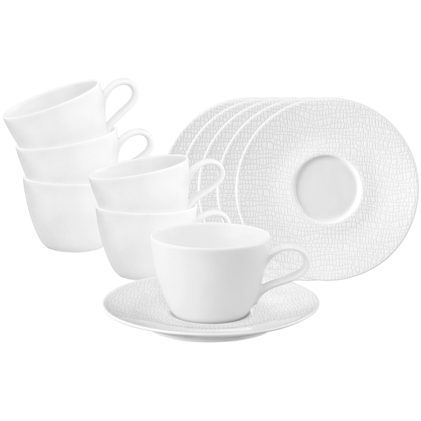 Seltmann Weiden Tasse »Kaffeetassen mit Untertassen Life Fashion 240 ml 6er Set«