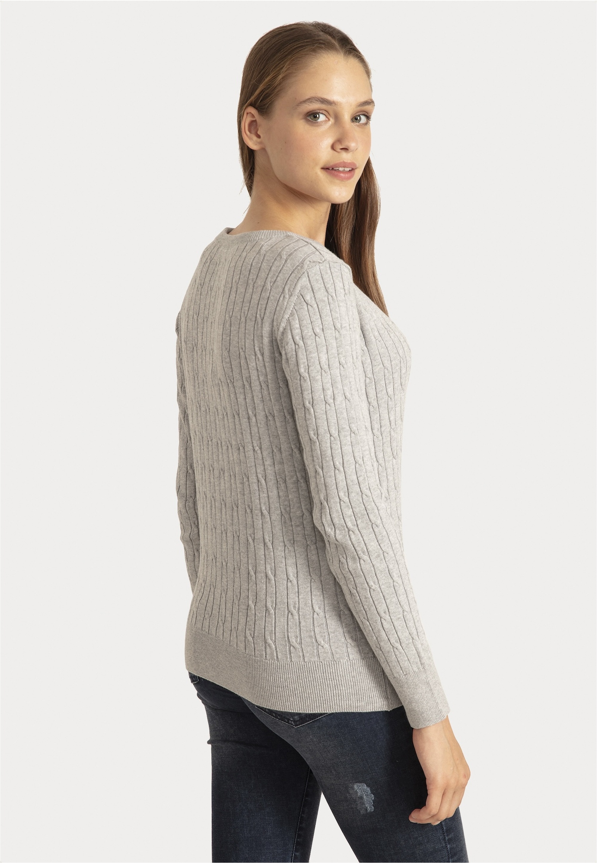 SIR RAYMOND TAILOR Strickpullover »Authen«, (1 tlg.), mit klassischem Rundhalsausschnitt