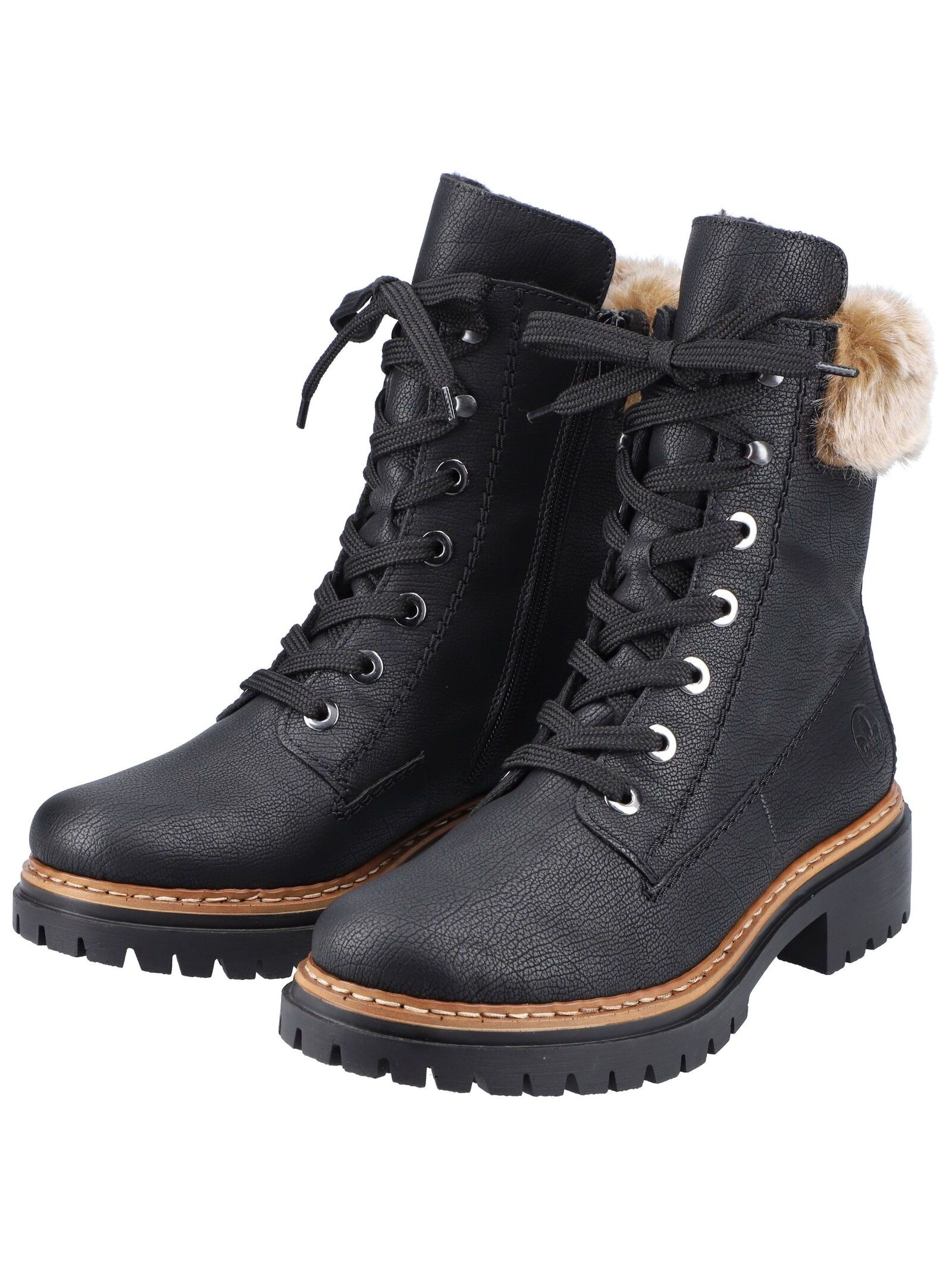 Rieker Schnürstiefelette »Rieker Stiefelette Lederimitat«