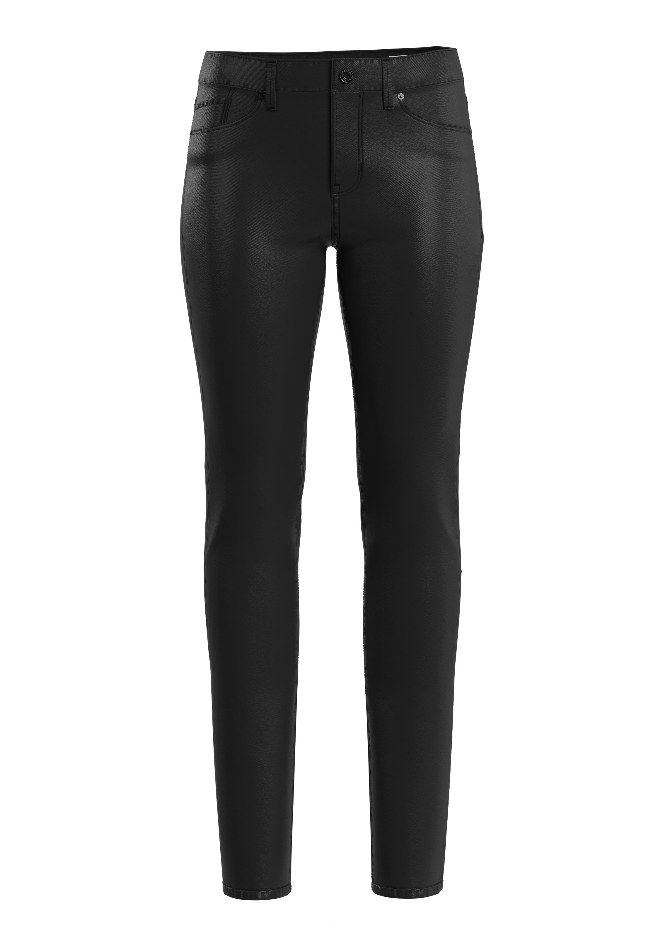 s.Oliver Slim-fit-Jeans, in Leder Optik