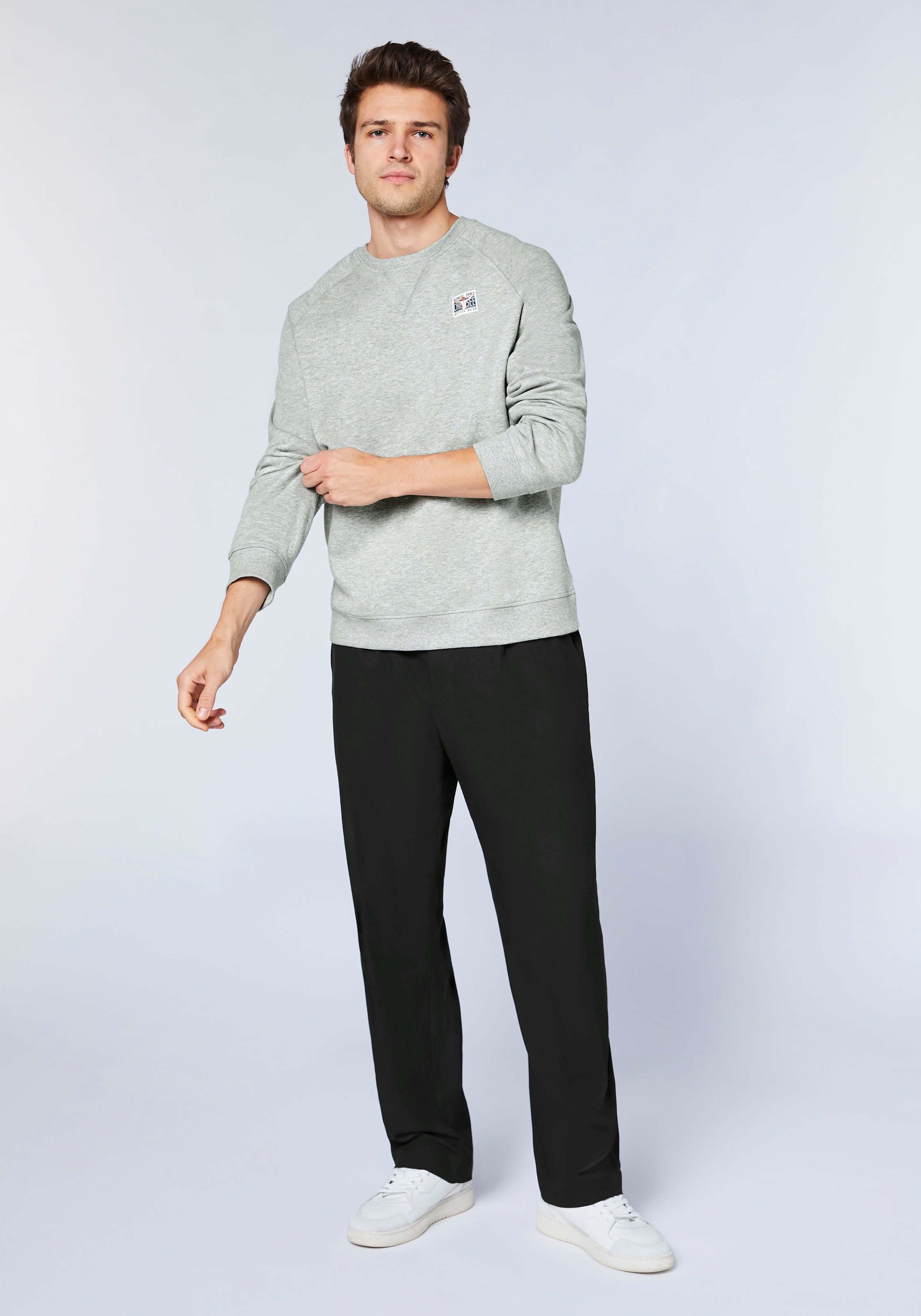 Chiemsee Men's Sweatshirt Neutral Gray Melange L 6