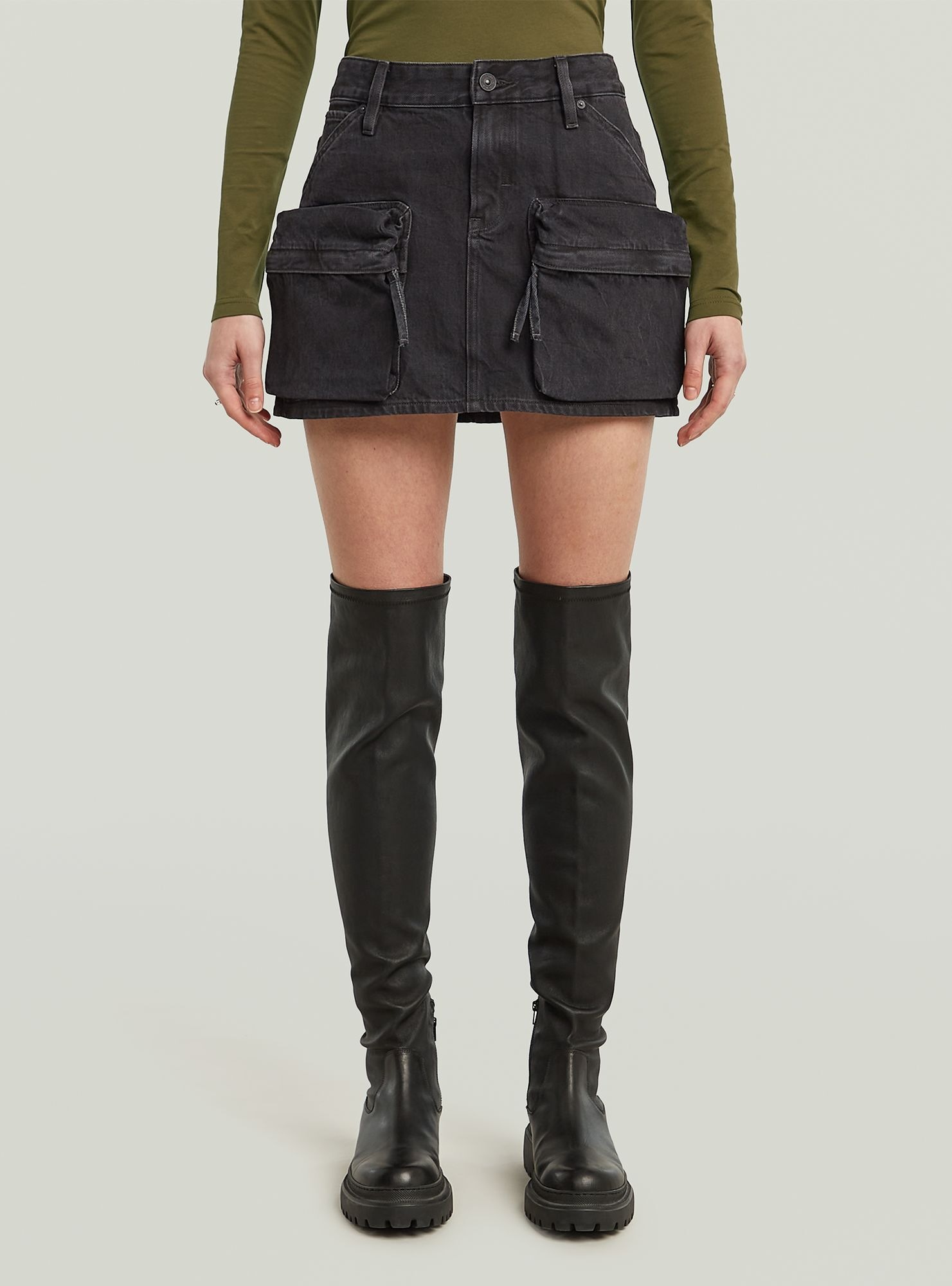 G-STAR Maxikleid "Mini Cargo Rock" günstig online kaufen