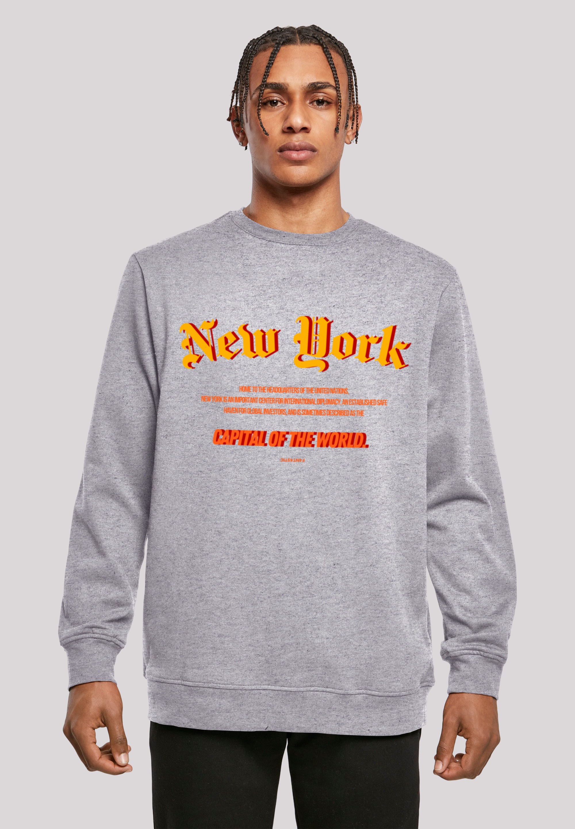 F4NT4STIC Kapuzenpullover "New York CREW", Print