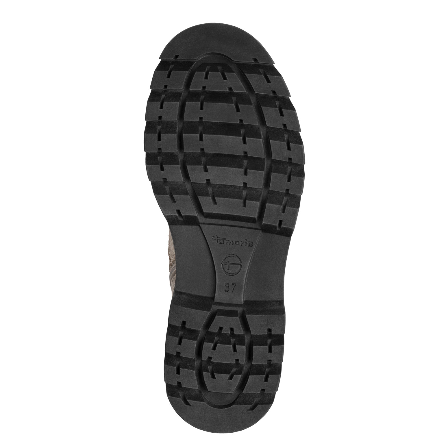 Tamaris Schnürstiefelette, Blockabsatz, Schnürboots mit trendiger Prägung