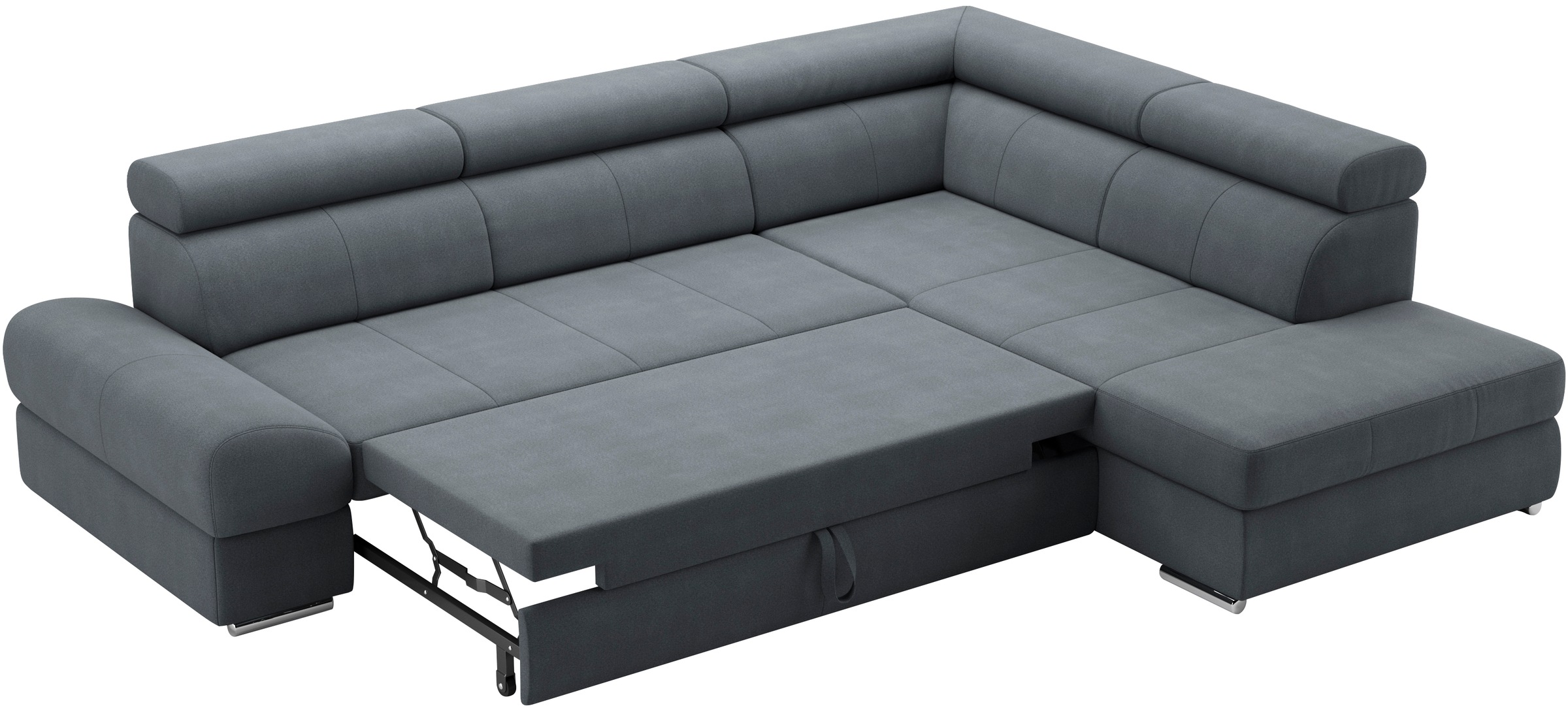 sit&more Ecksofa »Broadway L-Form«, mit verstellbaren Kopfteilen, wahlweise mit Bettfunktion
