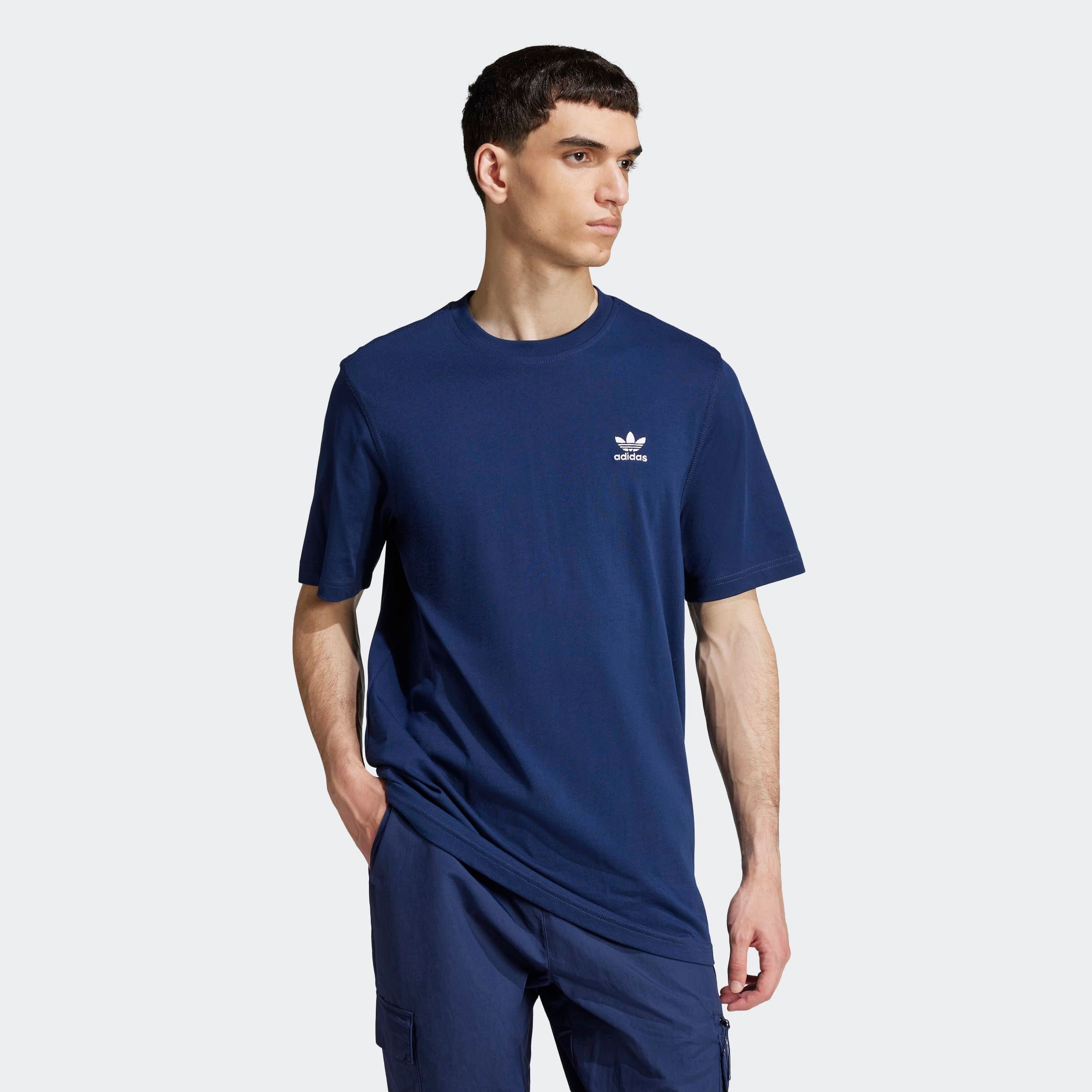 adidas Originals T-Shirt "TREFOIL ESS TEE" mit Trefoil Logo auf der Brust, Kurzarm, aus Baumwolljersey