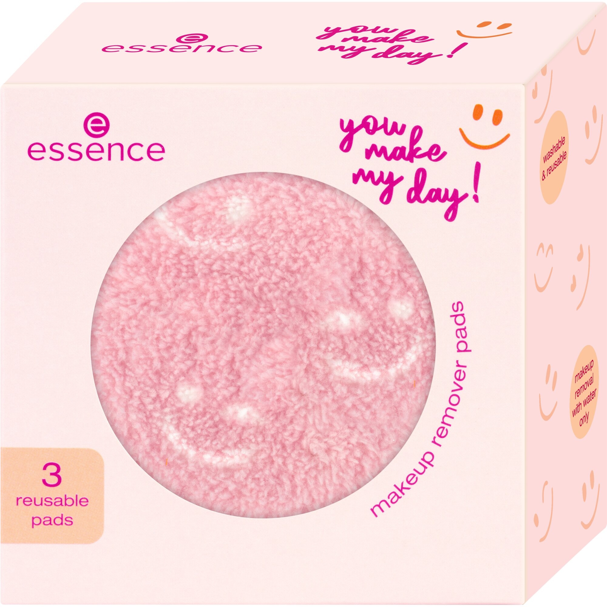 Essence Abschminkschwamm »you make my day! makeup remover pads«, (Set, 3 tlg.)