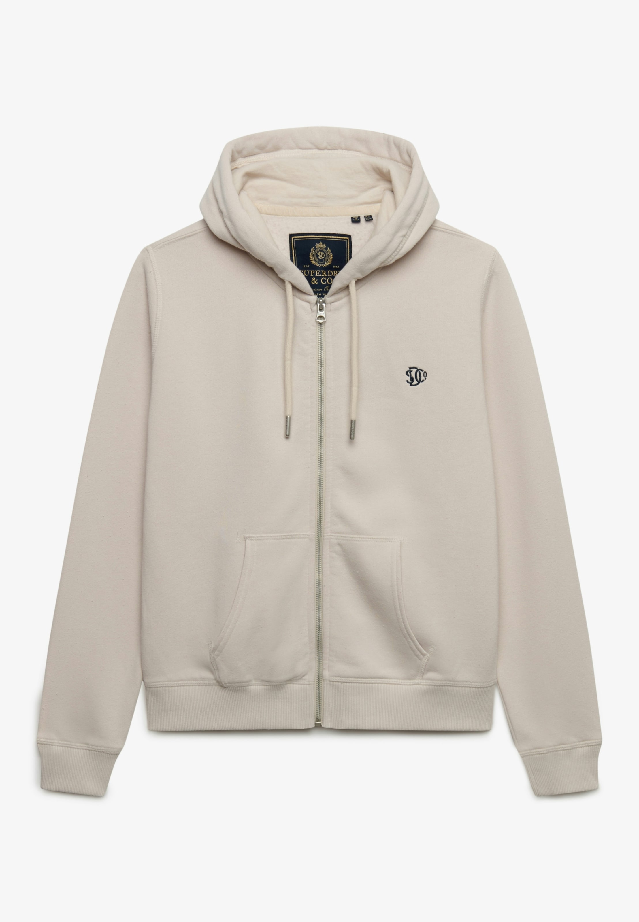 Superdry Kapuzensweatjacke »SIGNATURE EMB ZIPHOOD« Baumwollmischung, relaxed fit