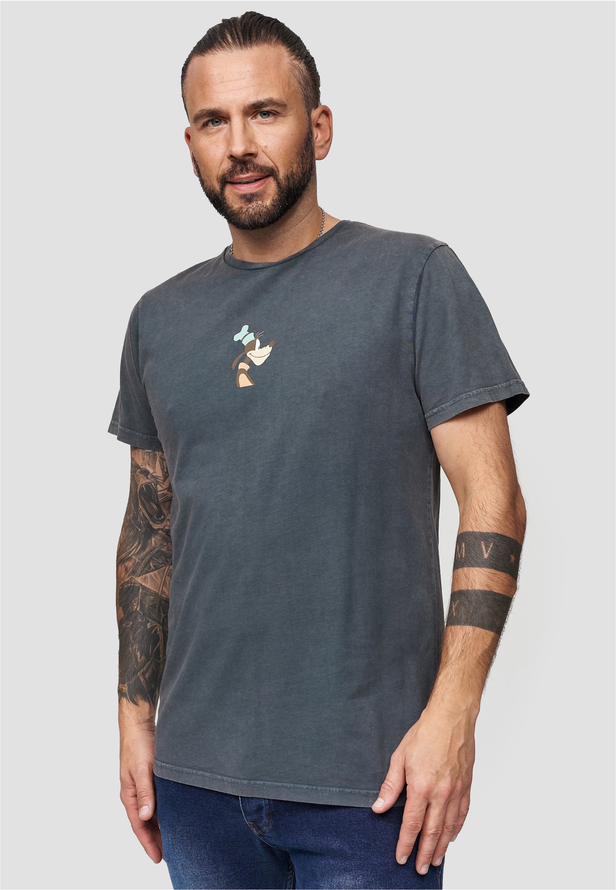 Recovered T-Shirt »Disney Goofy Side Profile«, im zeitlosen Design