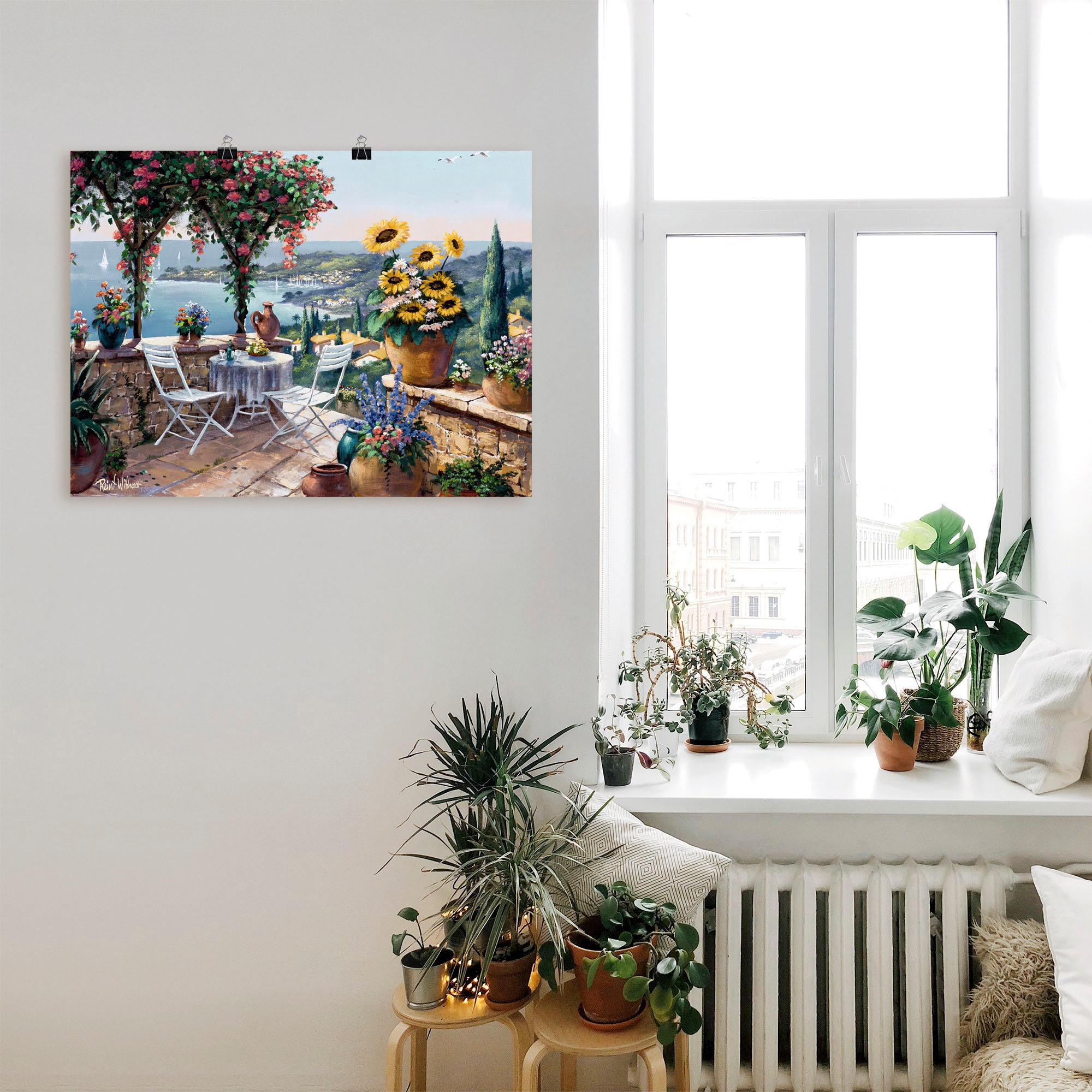 Artland Wandbild "Momente der Meditation" Garten 1 Stk. tlg. als Leinwandbi günstig online kaufen